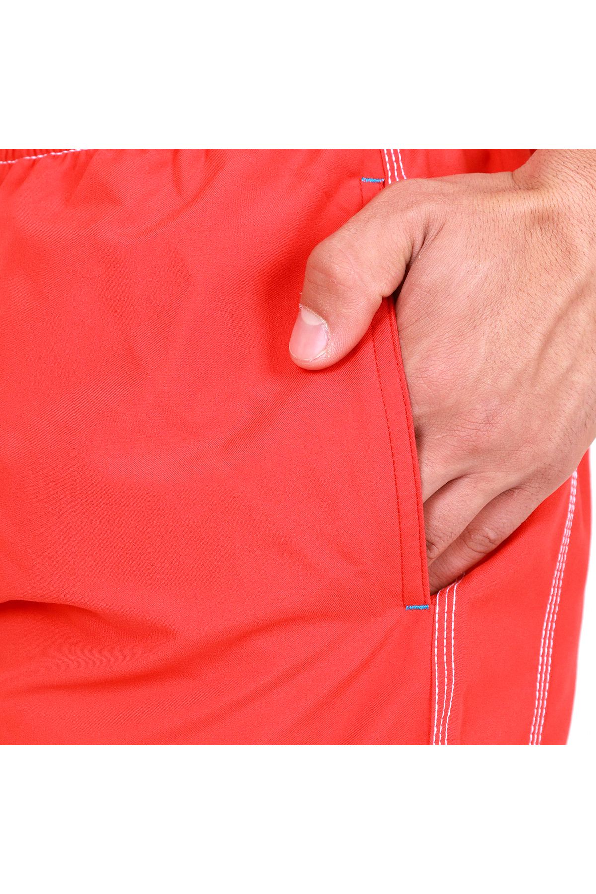 Arena Fundamentals Solid Boxer Erkek Kırmızı Yüzücü Mayosu 4051548