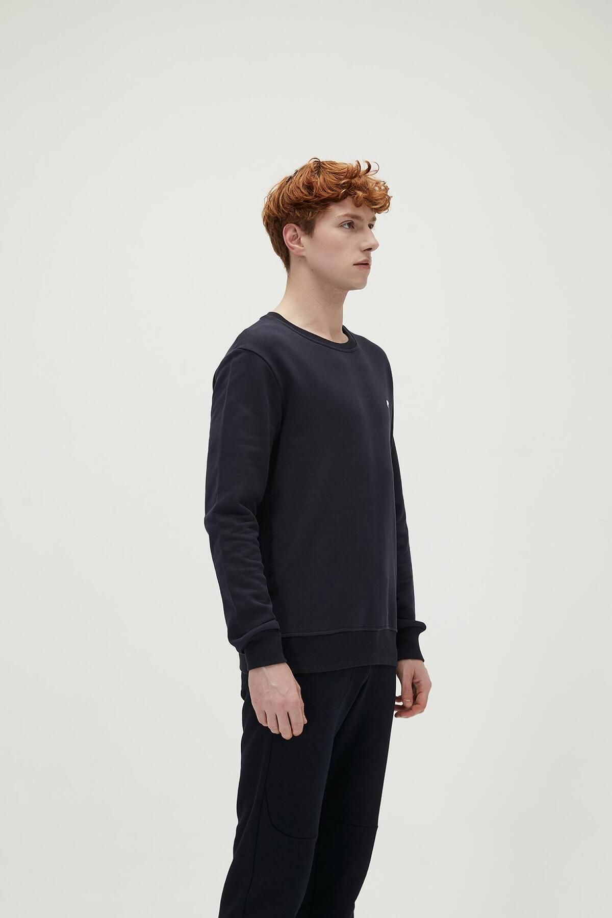 Bad Bear Presage Crewneck Lacivert Erkek Sweatshirt 20.02.12.012-c07