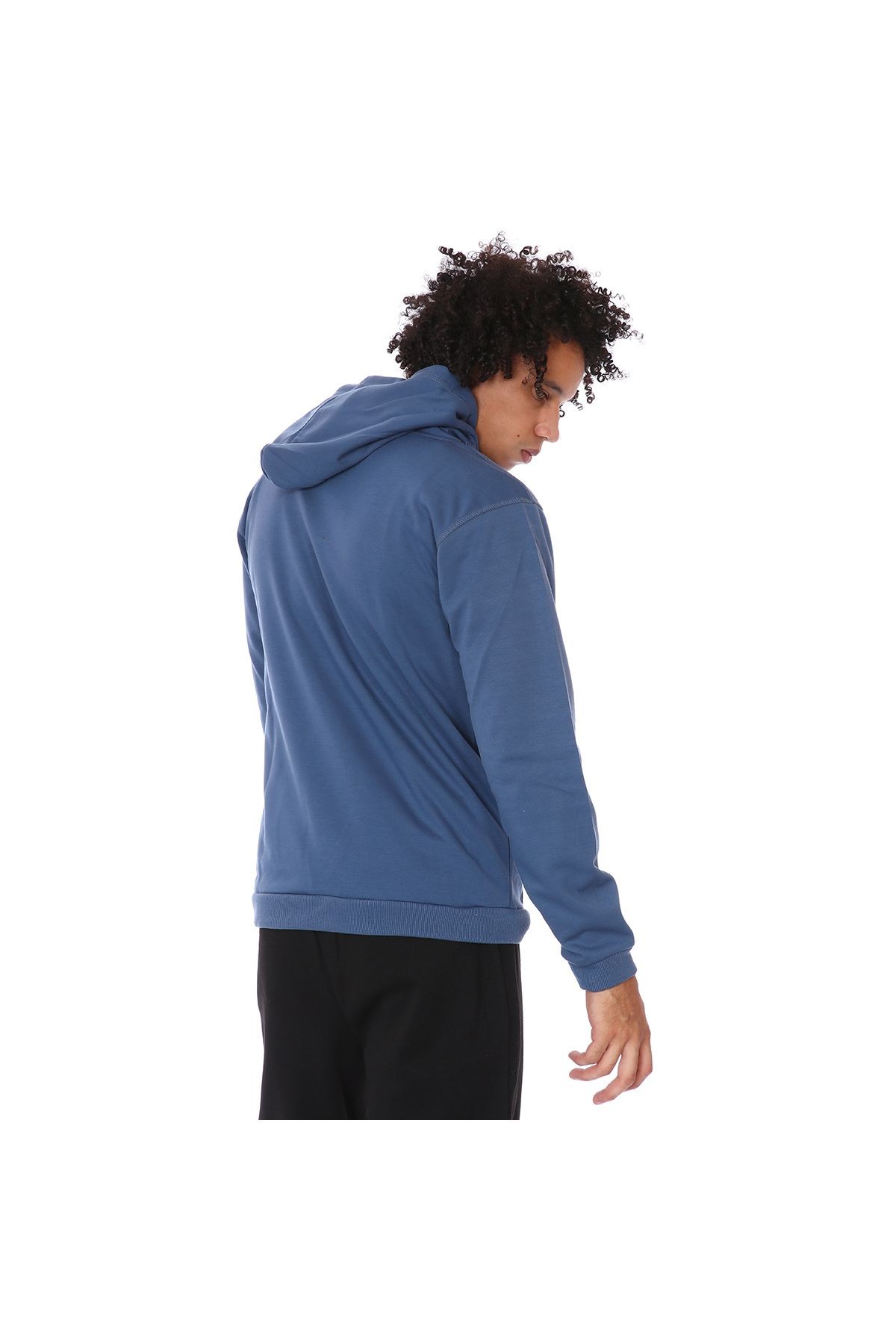 Sportive Spo-Shoodie Erkek Lacivert Günlük Stil Sweatshirt 712203-LCV