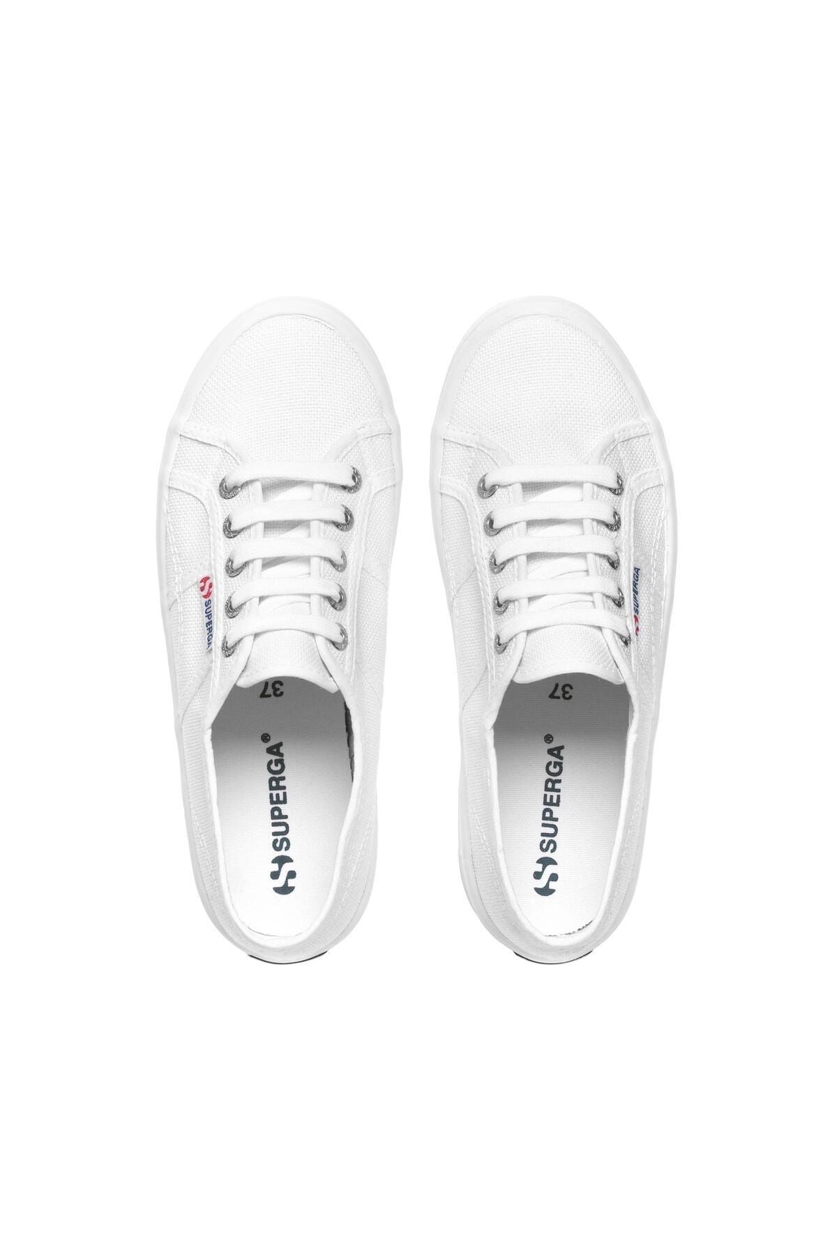 Superga 2555 Alpina Unisex Beyaz Platform Sneaker