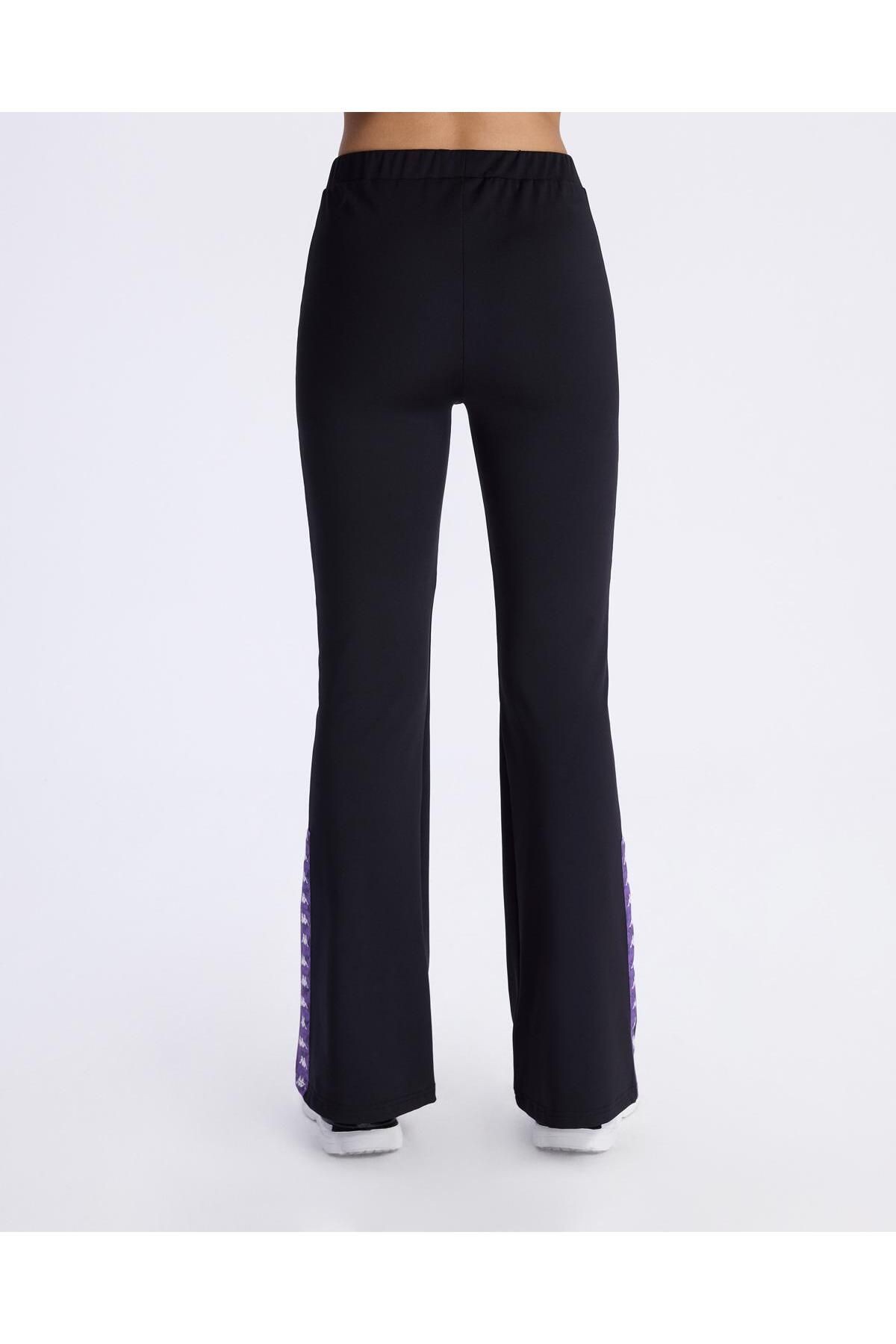 Kappa Authentic Alcott Pant Kadın Siyah Skin Fit Eşofman Altı