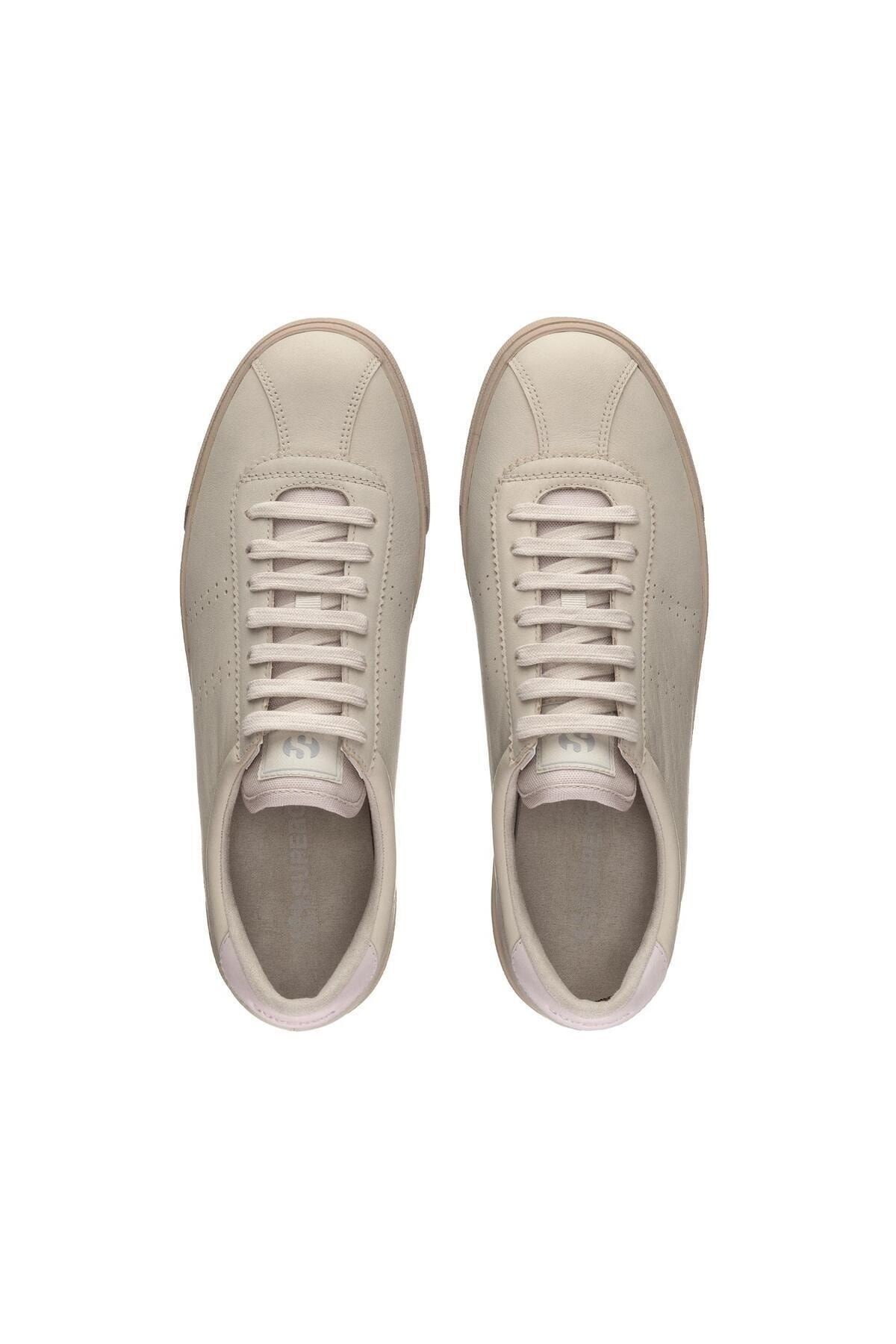 SUPERGA 2843 Club S Prime Soft Leather Washable Unisex Bej Bileksiz Sneaker