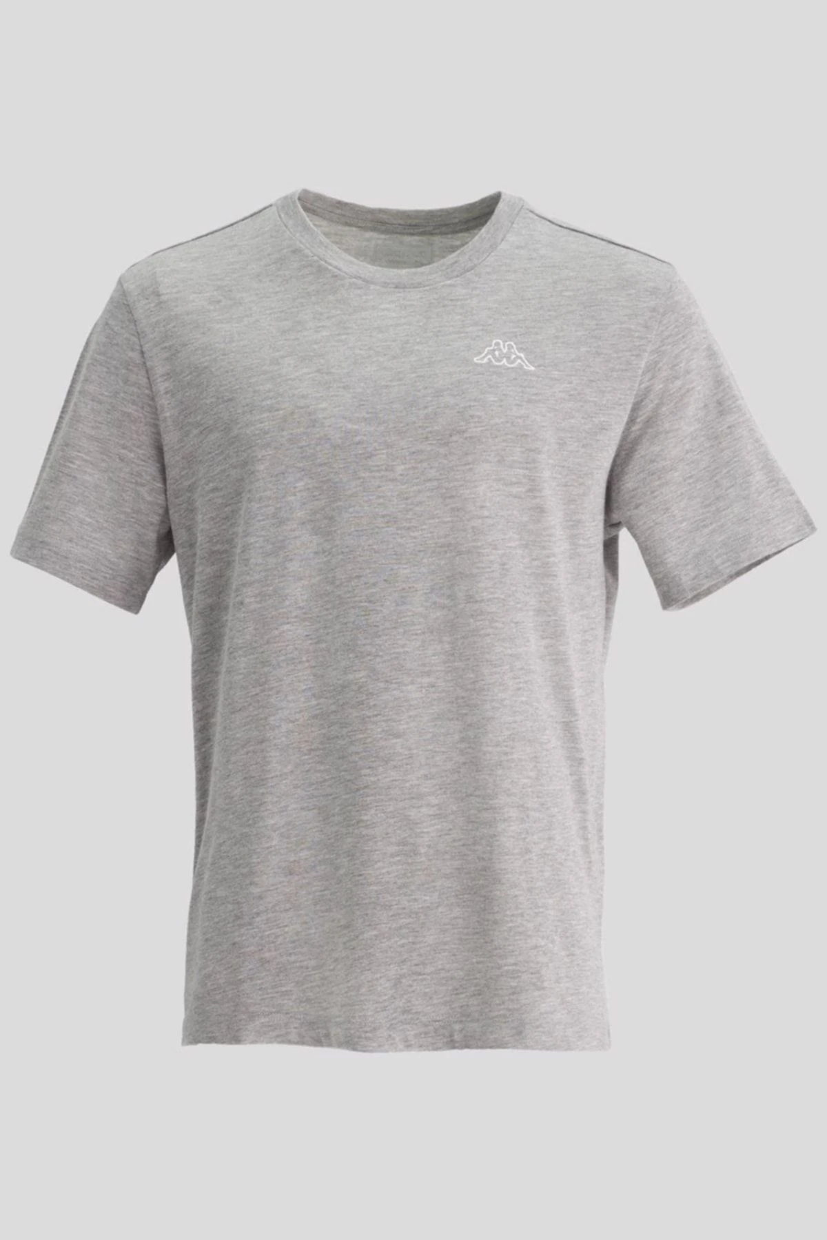 Kappa Logo Cafers Erkek Gri Melanj Regular Fit Tişört