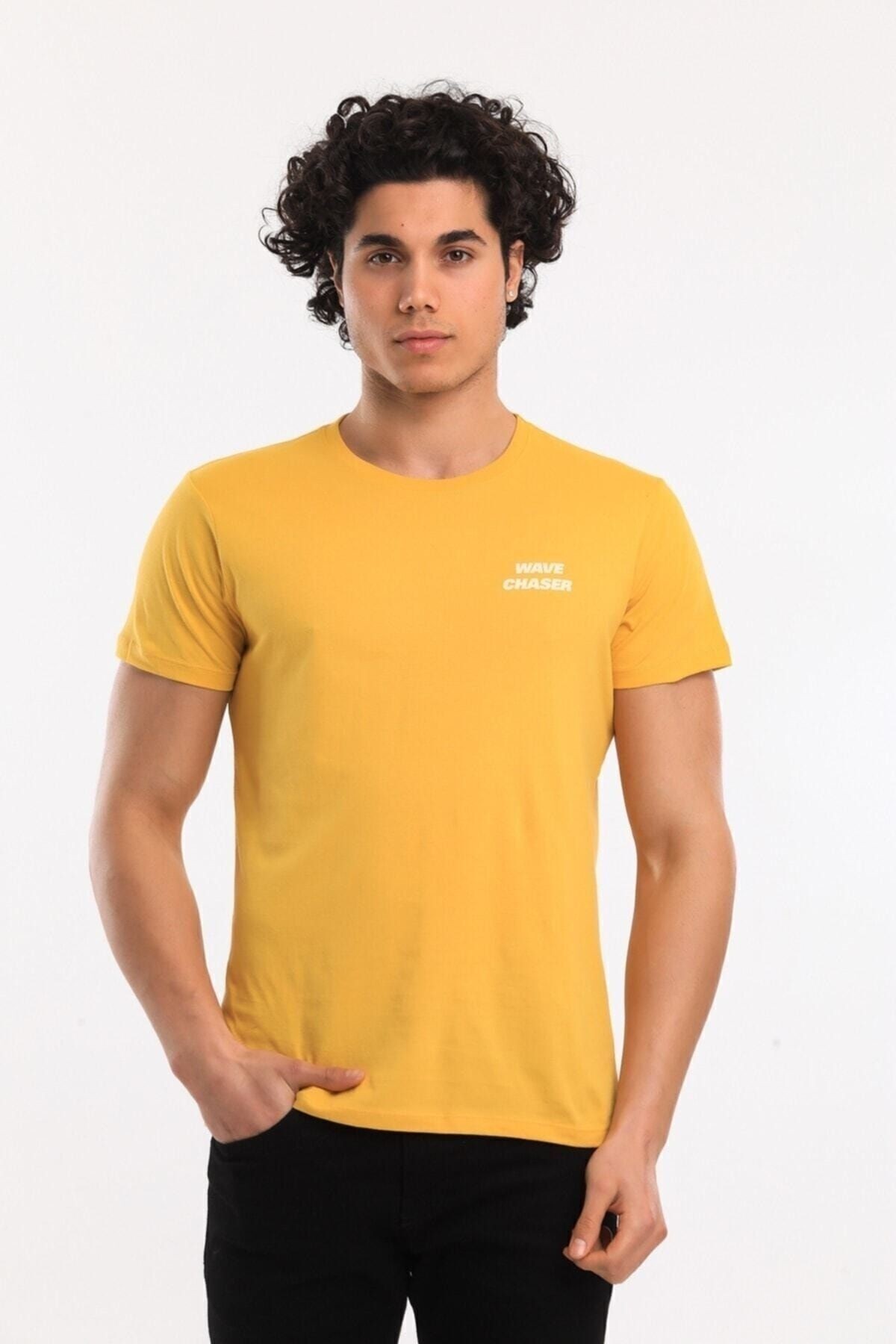 Superfly Tshirt Erkek Sarı Tshirt 21619-22