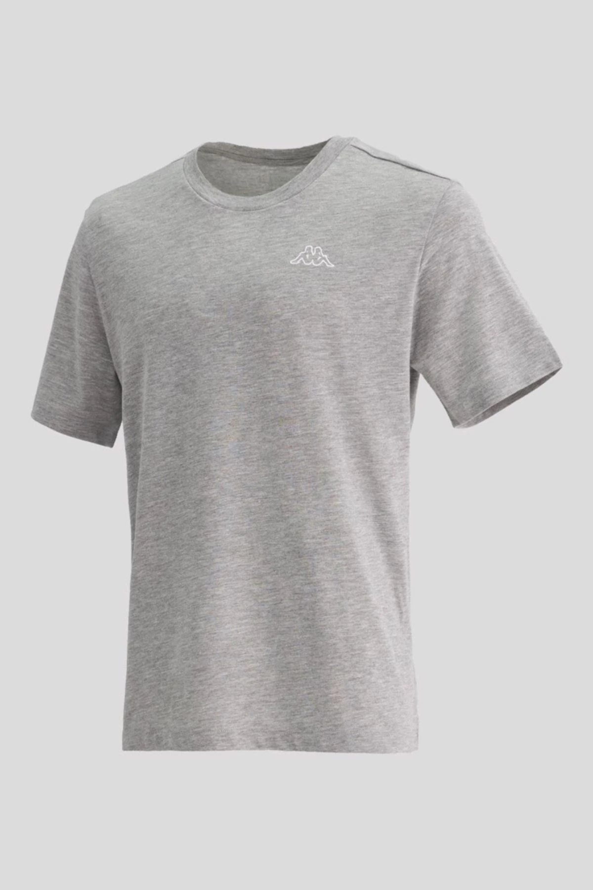 Kappa Logo Cafers Erkek Gri Melanj Regular Fit Tişört