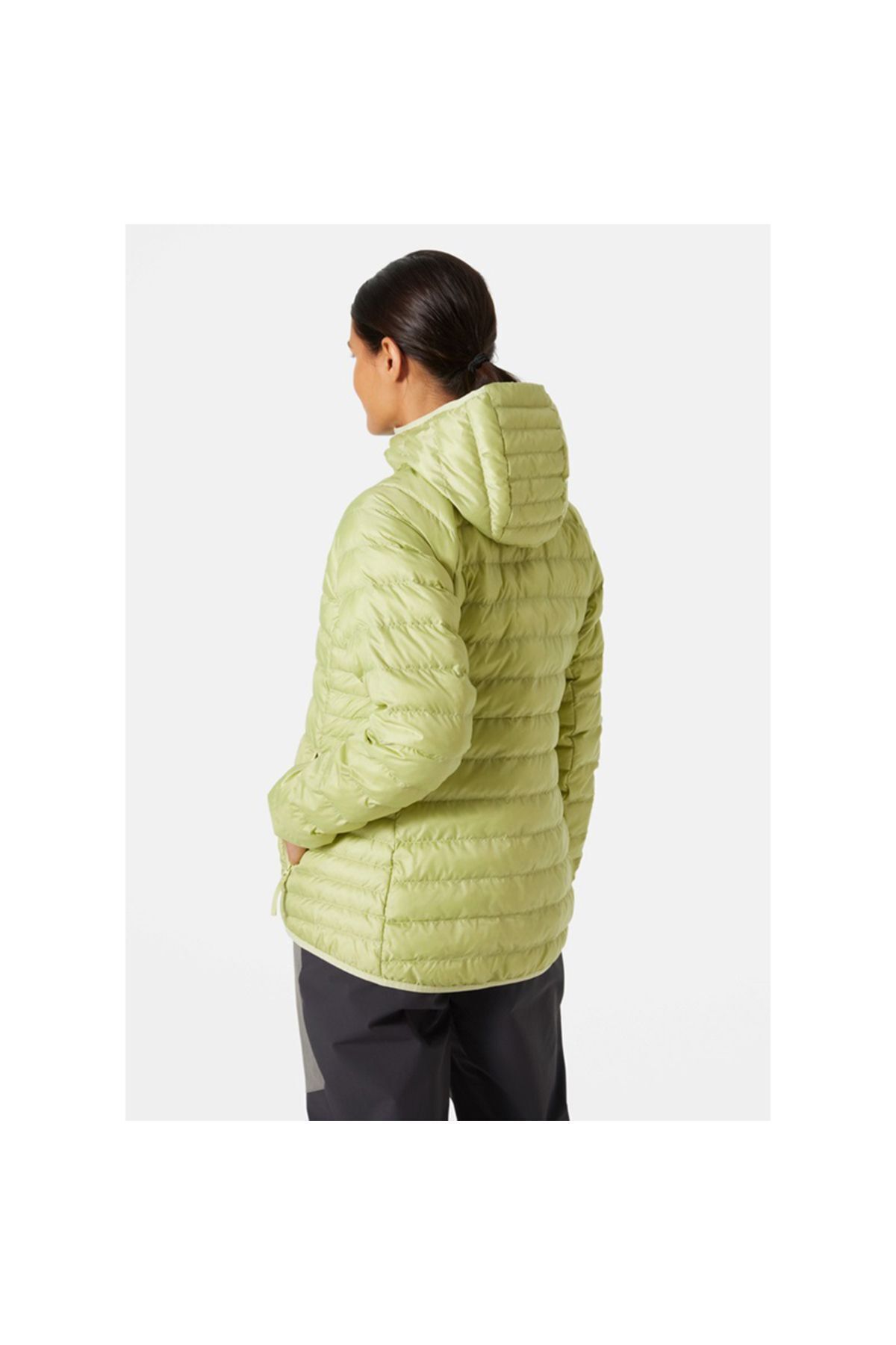 Helly Hansen W Banff Hooded Insulator Kadın Yeşil Mont 63252-498