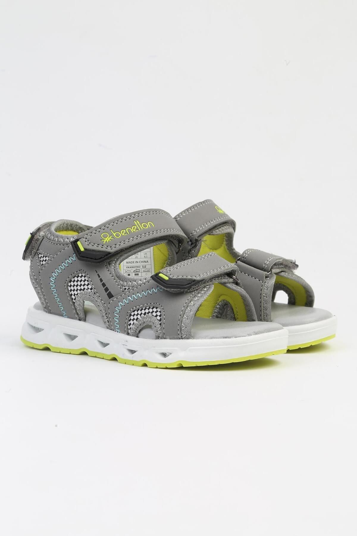 Benetton Gri Erkek Çocuk Sandalet BNI-10118