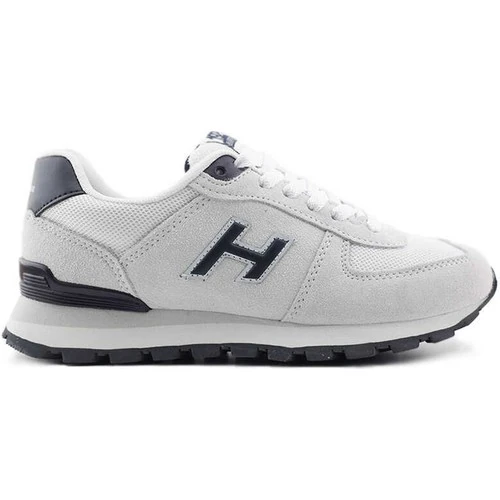 Hammer Jack Peru Hakiki Deri Kirli Beyaz-Lacivert Kadın Spor Ayakkabı