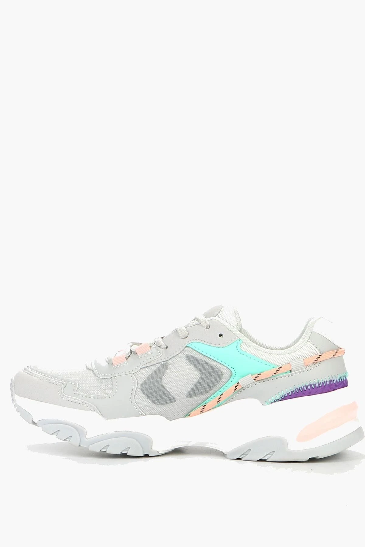 Hammer Jack Laseri Buz Gri Kadın Spor Ayakkabı