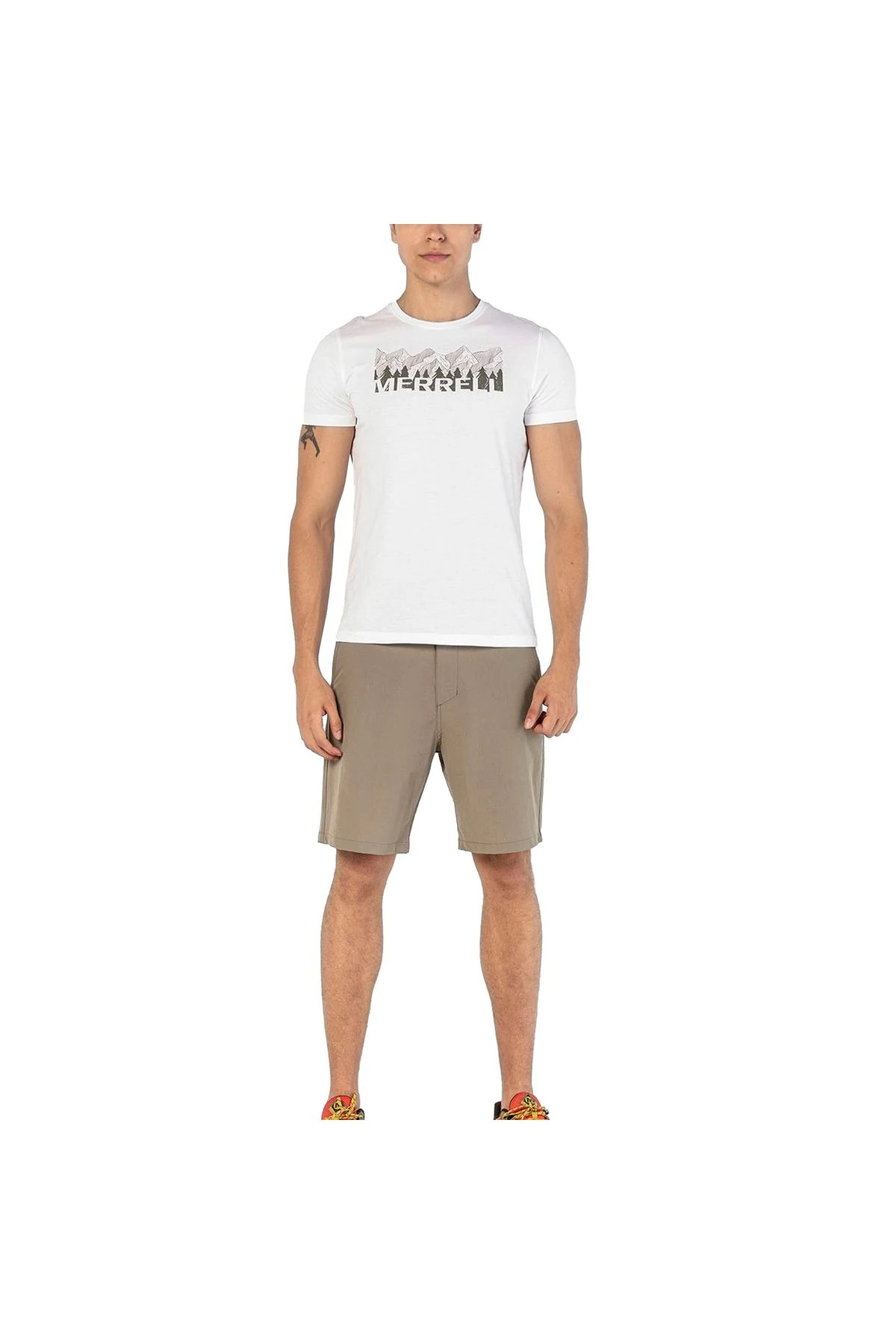 Merrell Erkek Koşu/fitness Tekstil Şort Route Açık Haki