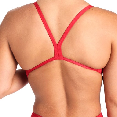 Arena Team Swimsuit Challenge Solid Kadın Kırmızı Yüzücü Mayosu 004766450