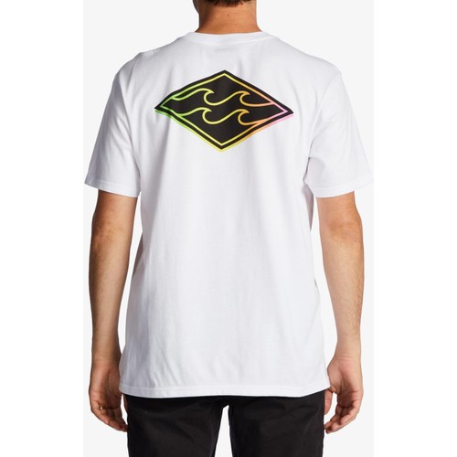 Billabong Crayon Wave Ss Erkek Beyaz T-Shirt ABYZT01697-WHT