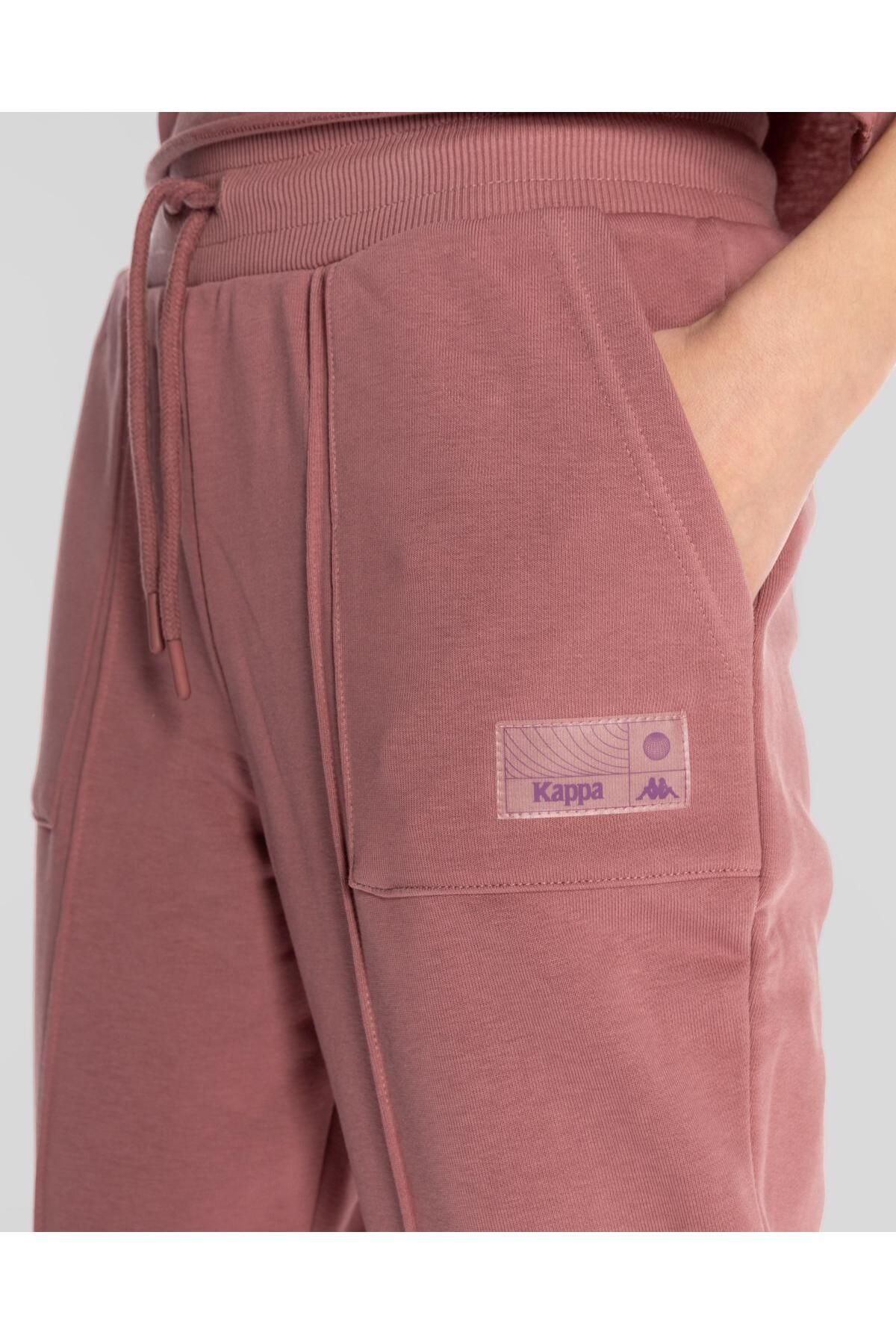 Kappa Authentic Jemima Pants Kadın Gül Kurusu Regular Fit Eşofman Altı
