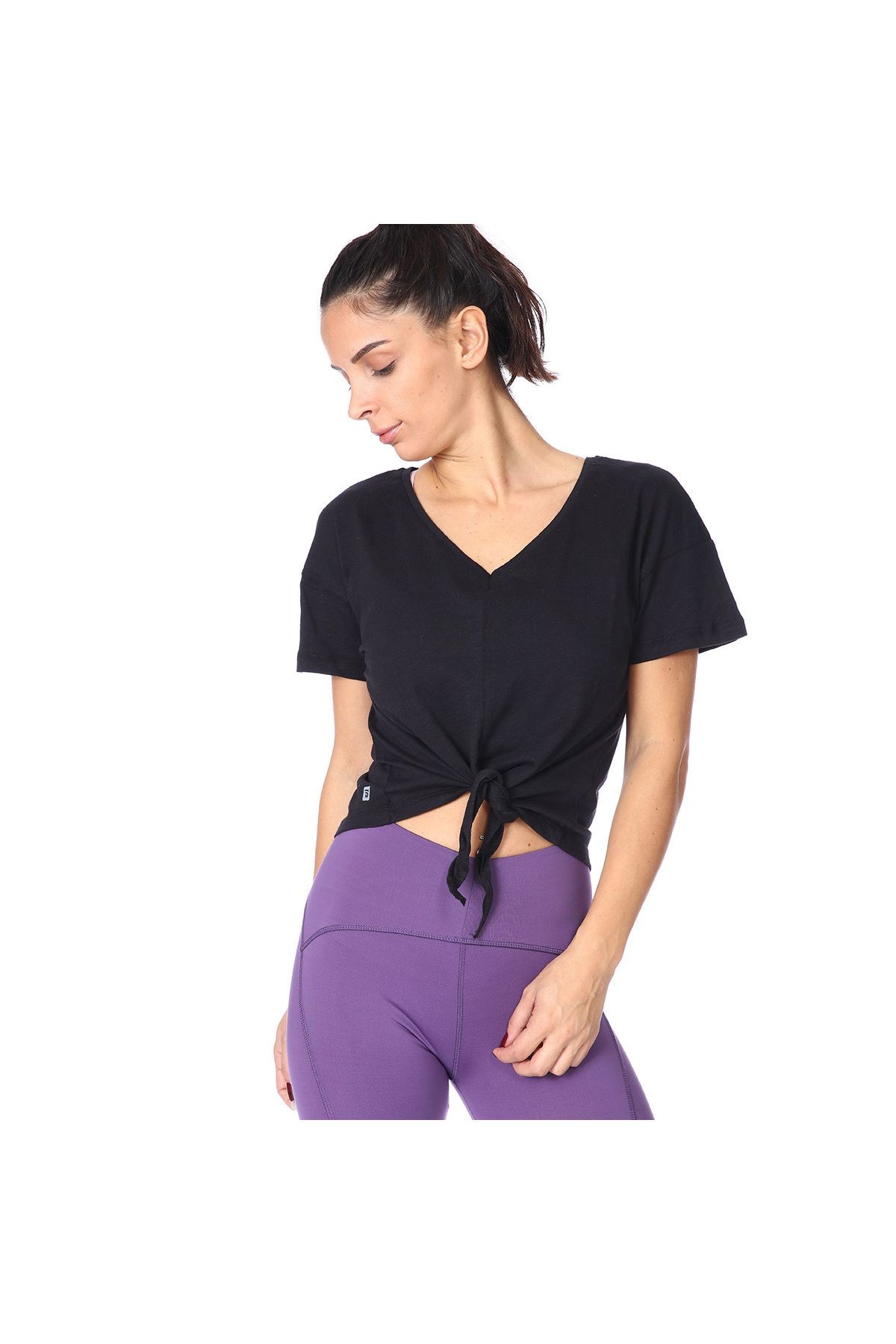 Sportive Bagtee Kadın Günlük Stil Tişört 711028-Syh