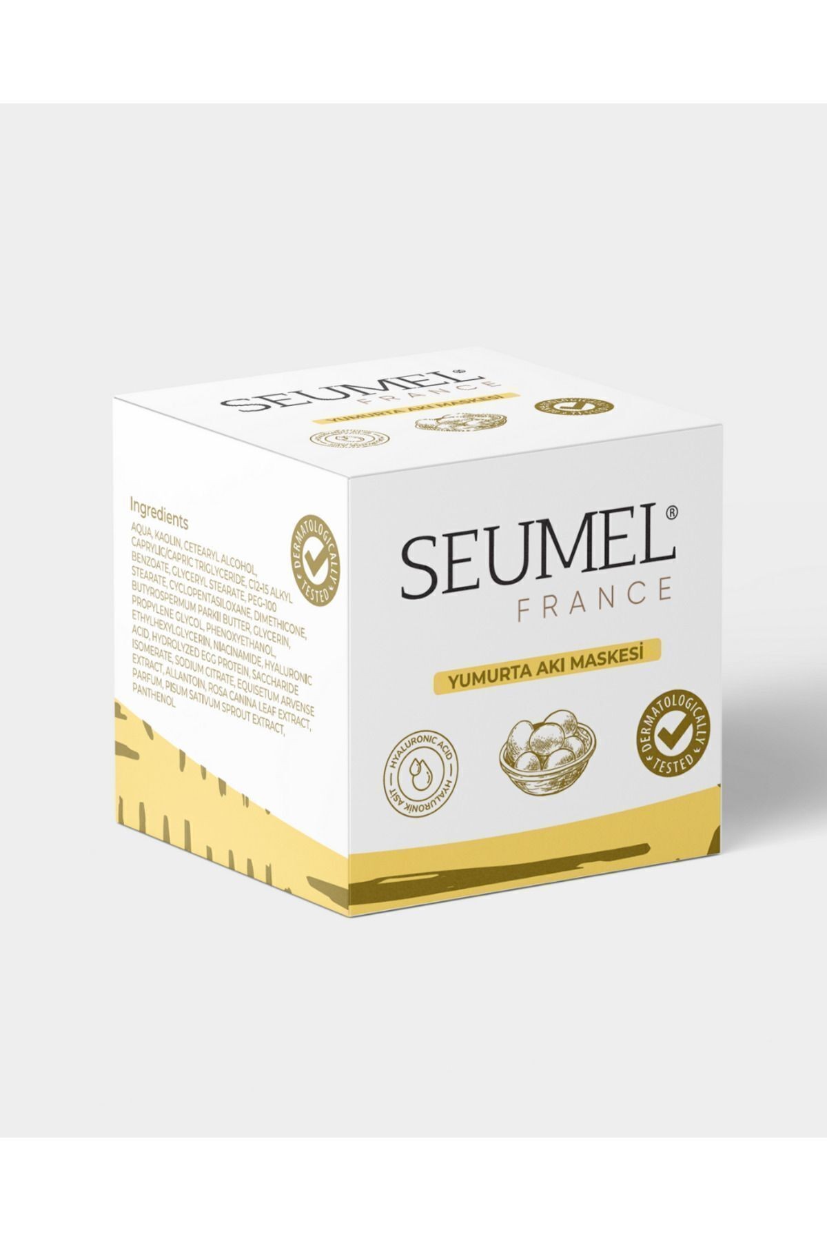 Yumurta Akı Maskesi - Gözenek Sıkılaştırıcı Siyah Noktalardan Arındırıcı Yumurta Akı Yüz Maskesi