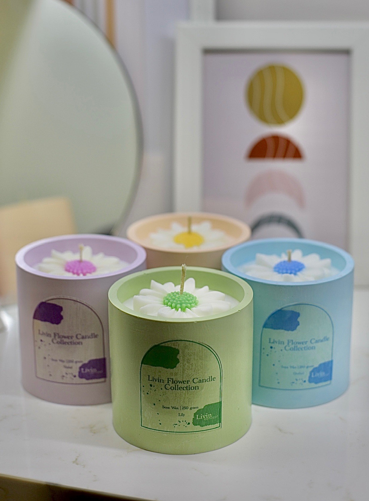 Livin Flower Candle Collection