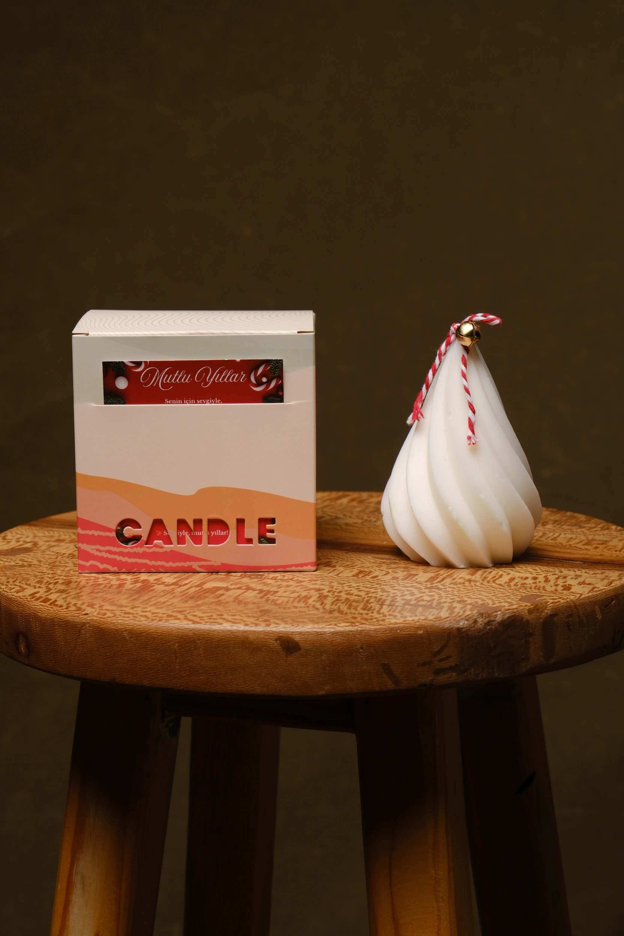 Yılbaşı Kokulu Ağaç Mum