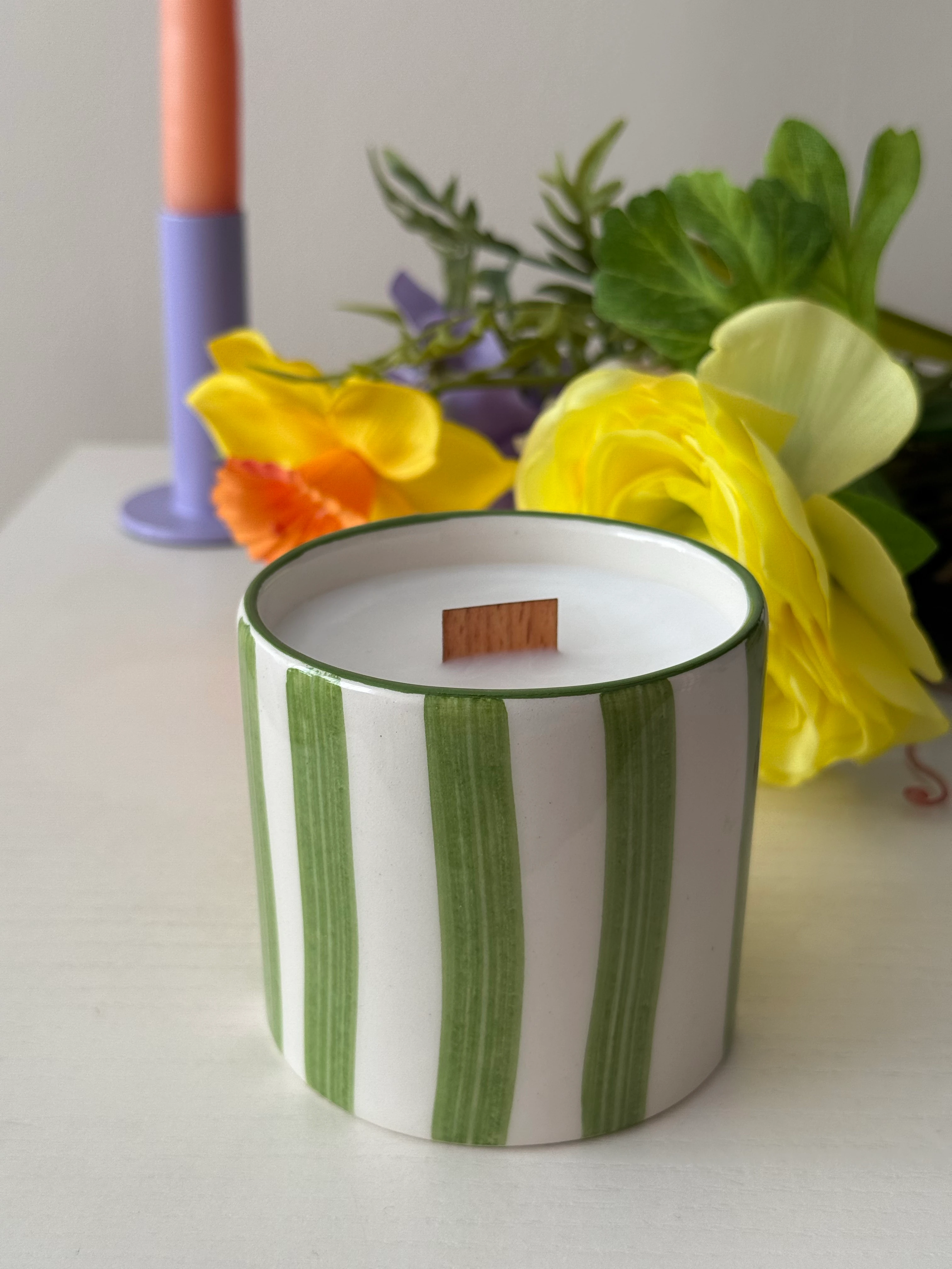 Yeşil Hare Collection Soya Mum