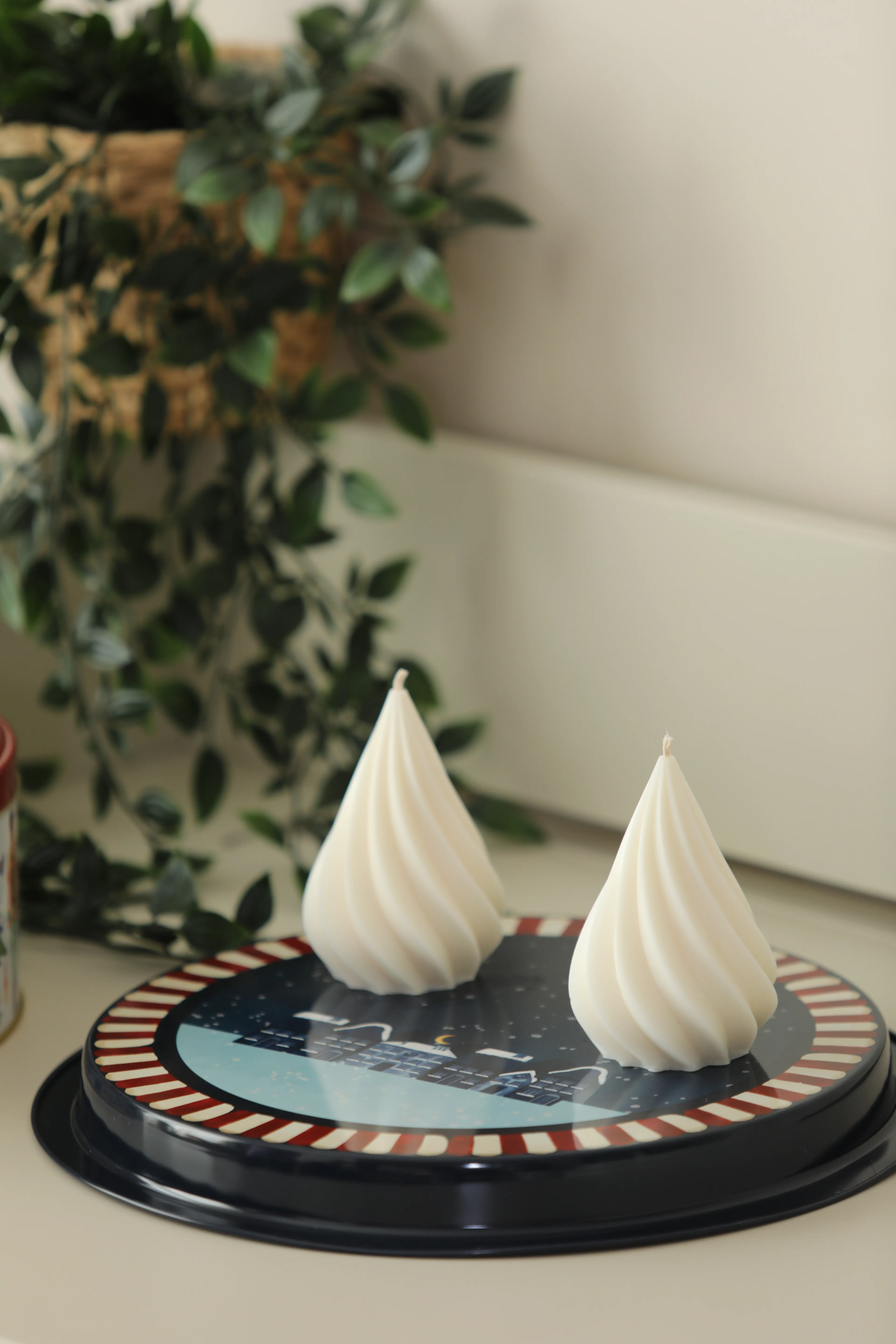 Yılbaşı Kokulu Ağaç Mum