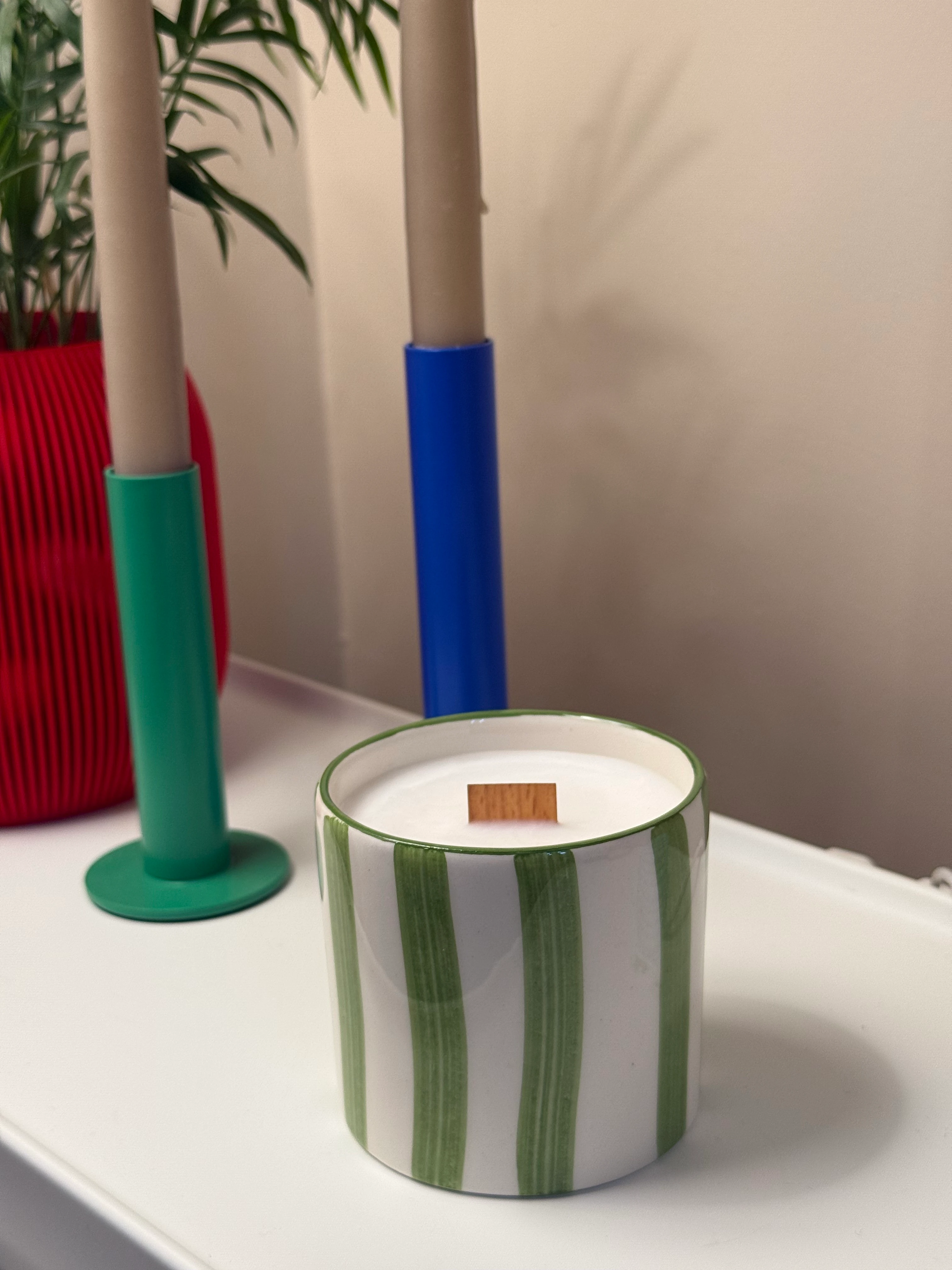 Yeşil Hare Collection Soya Mum