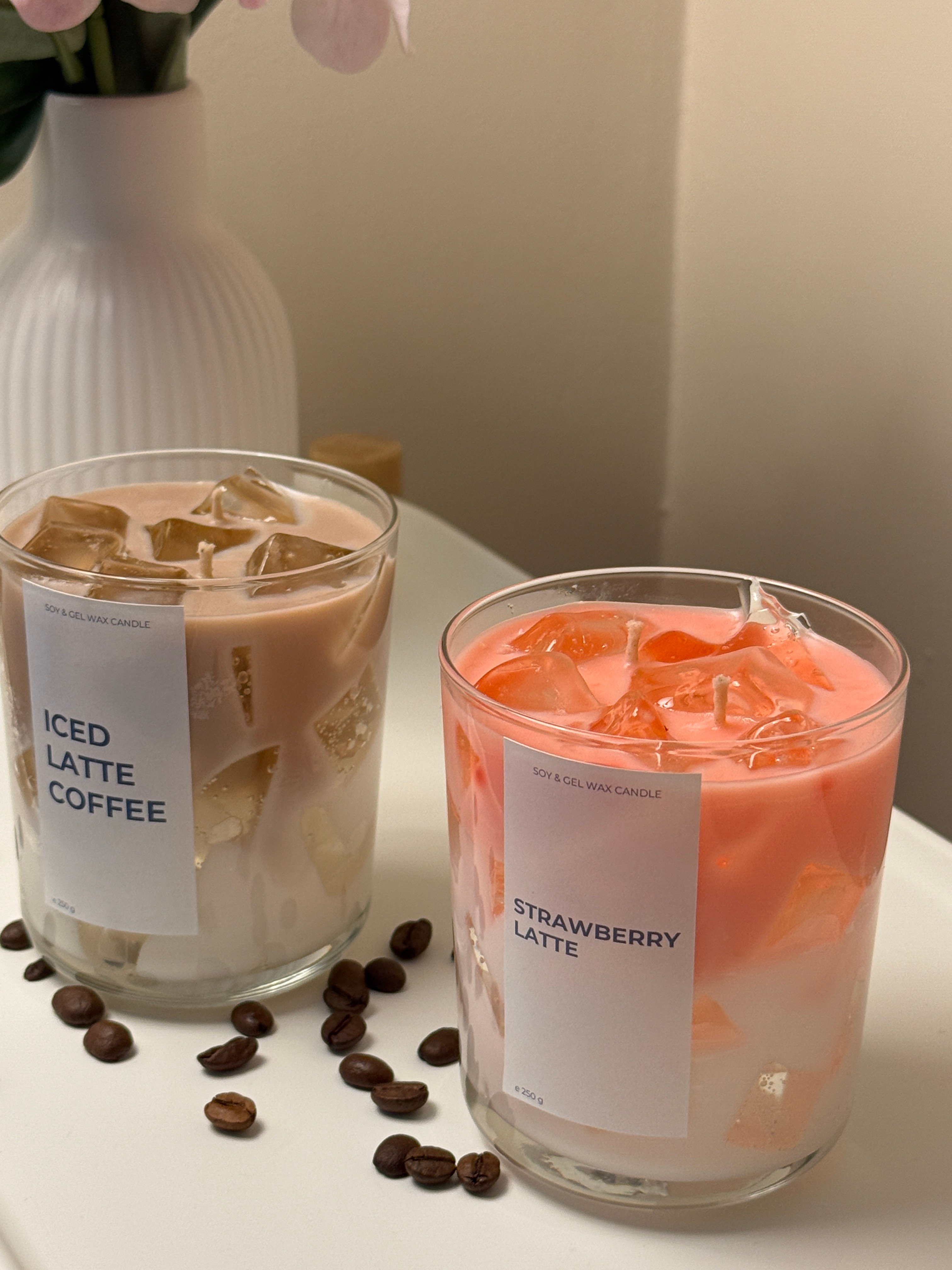 Iced Latte ve Strawberry Latte Jel&Soya Mum 
