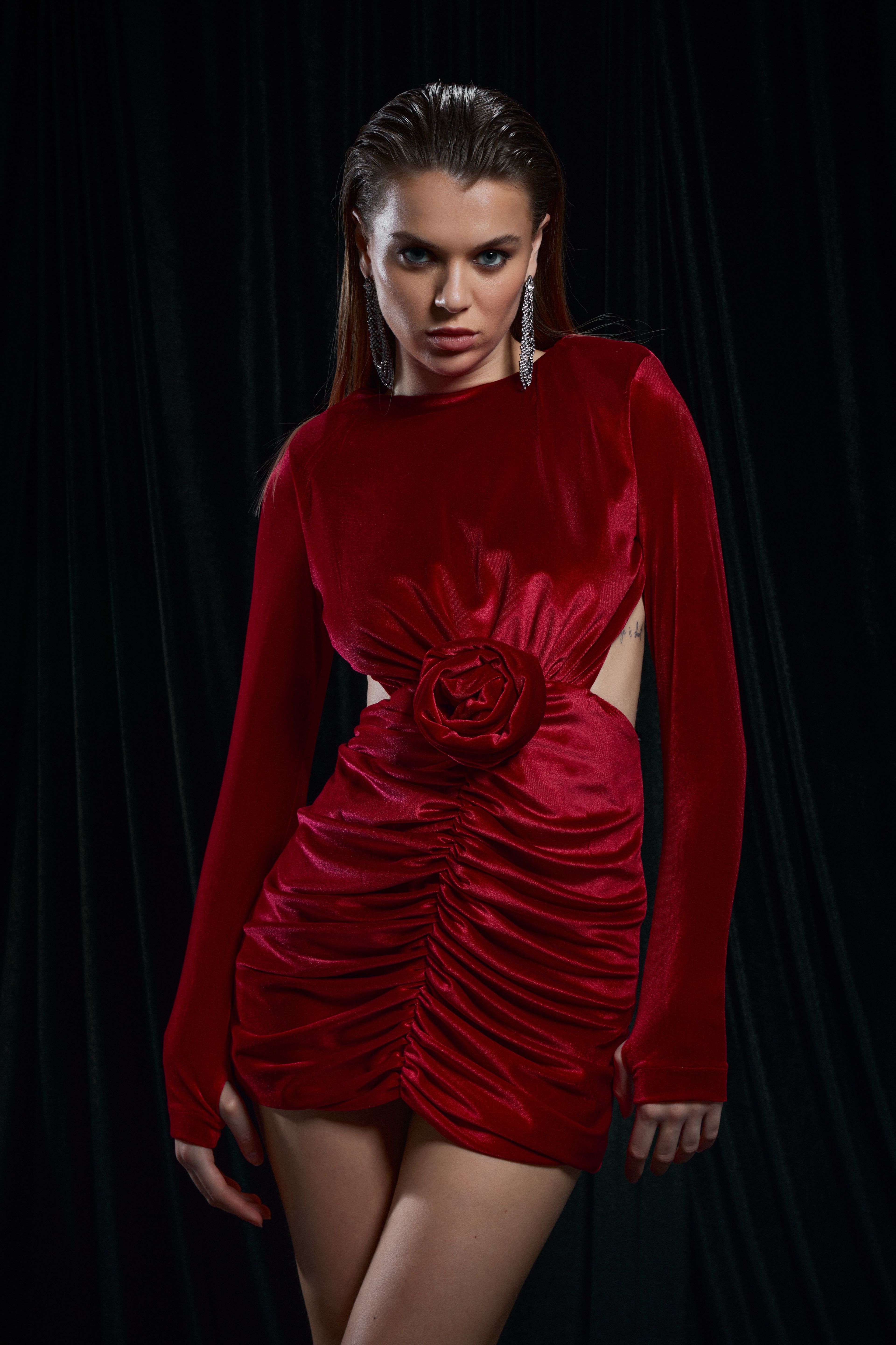 ANGELIQUE DRESS - Red