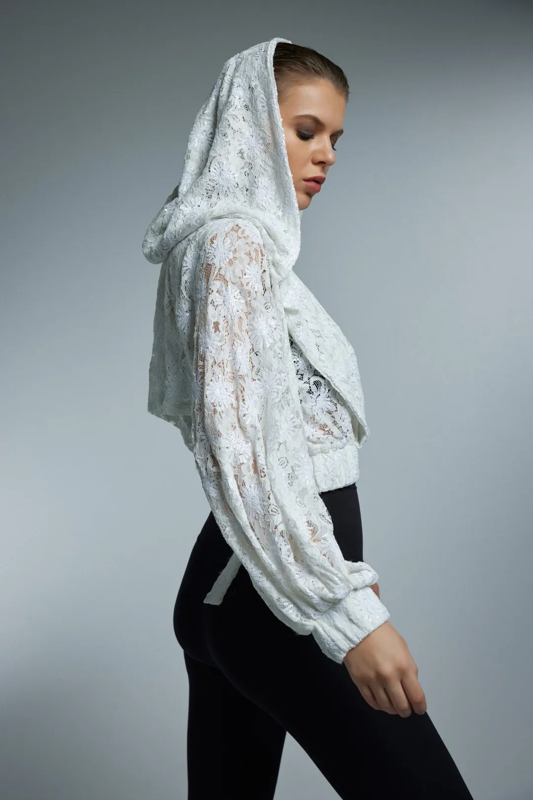 NICOLE BOMBER JACKET - Ecru