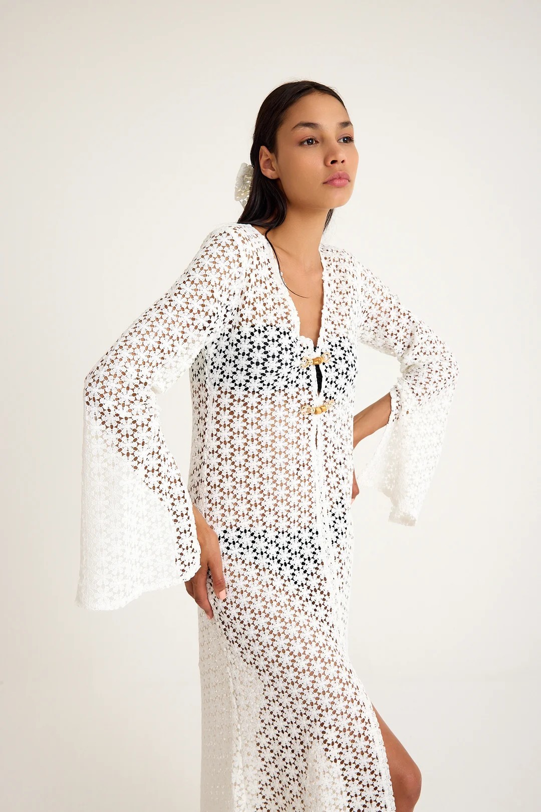 MICHELE DRESS - White