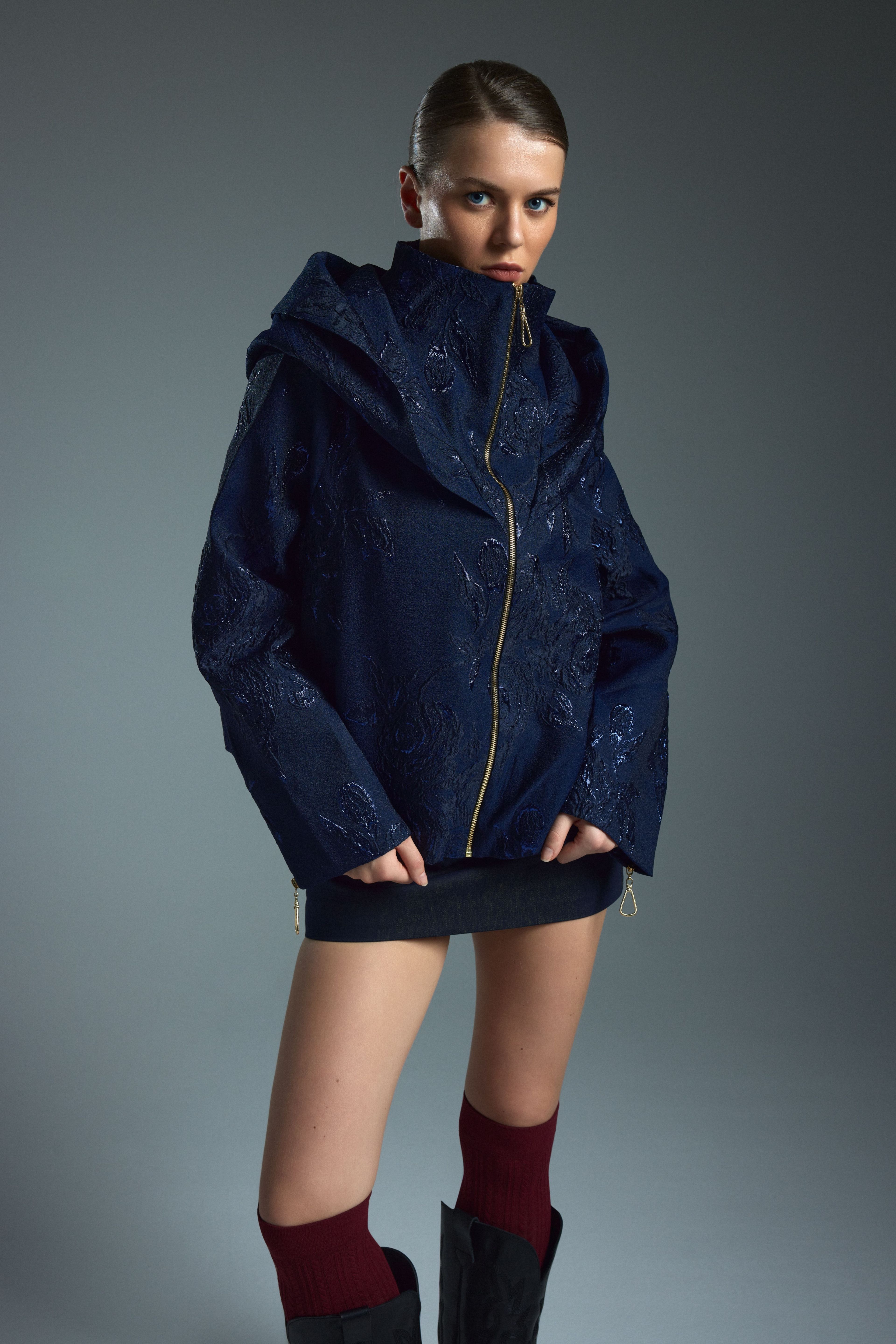 CORA COAT - Navy