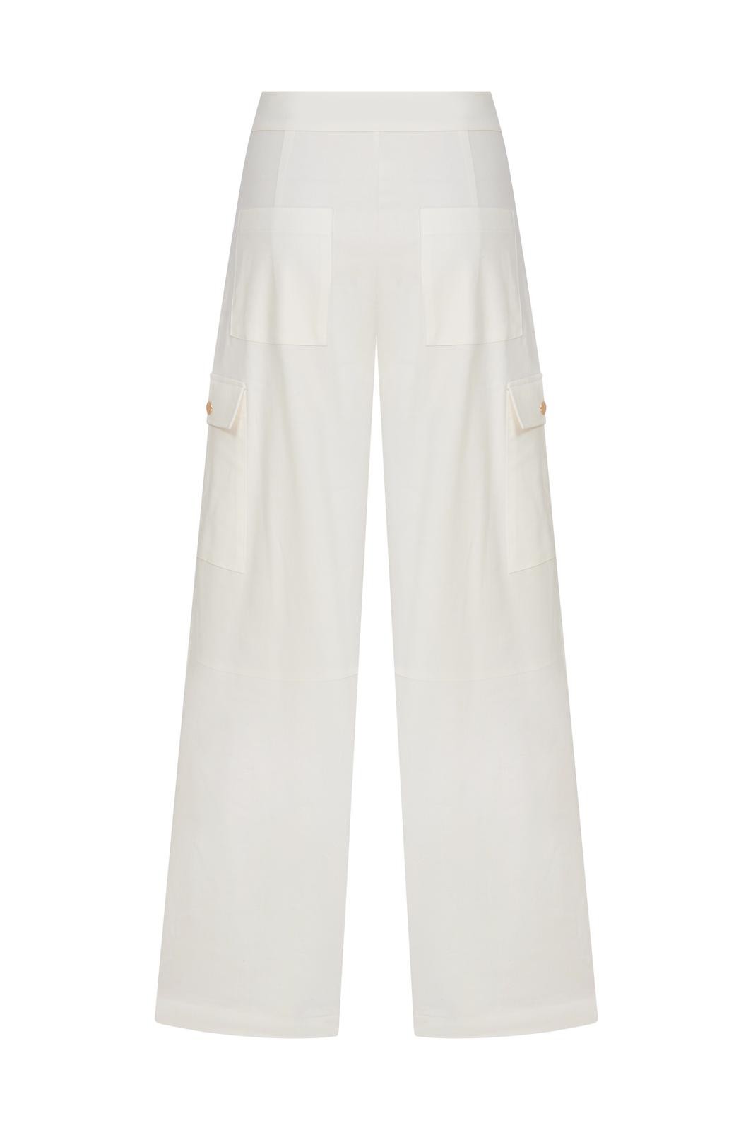 CAMILA TROUSERS - White