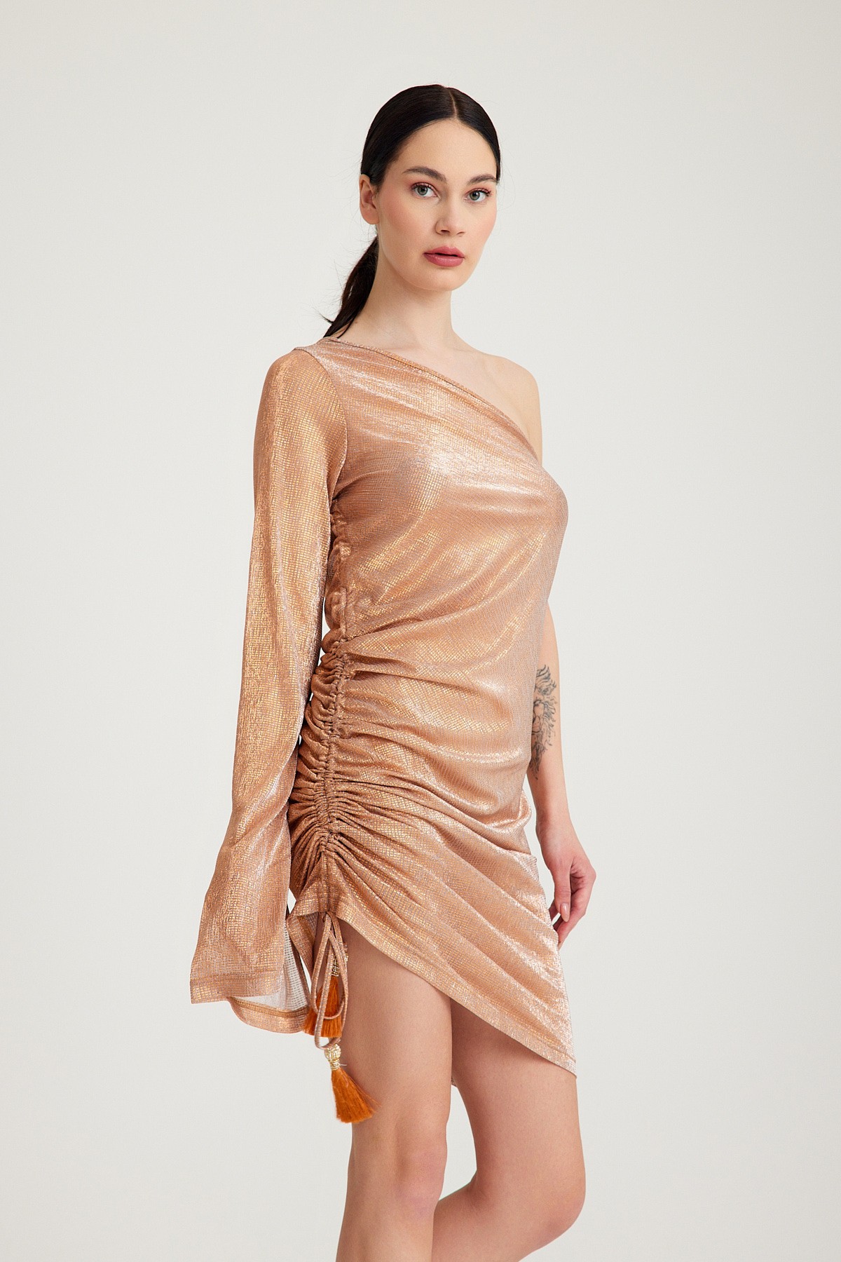 ALIXA DRESS - Gold