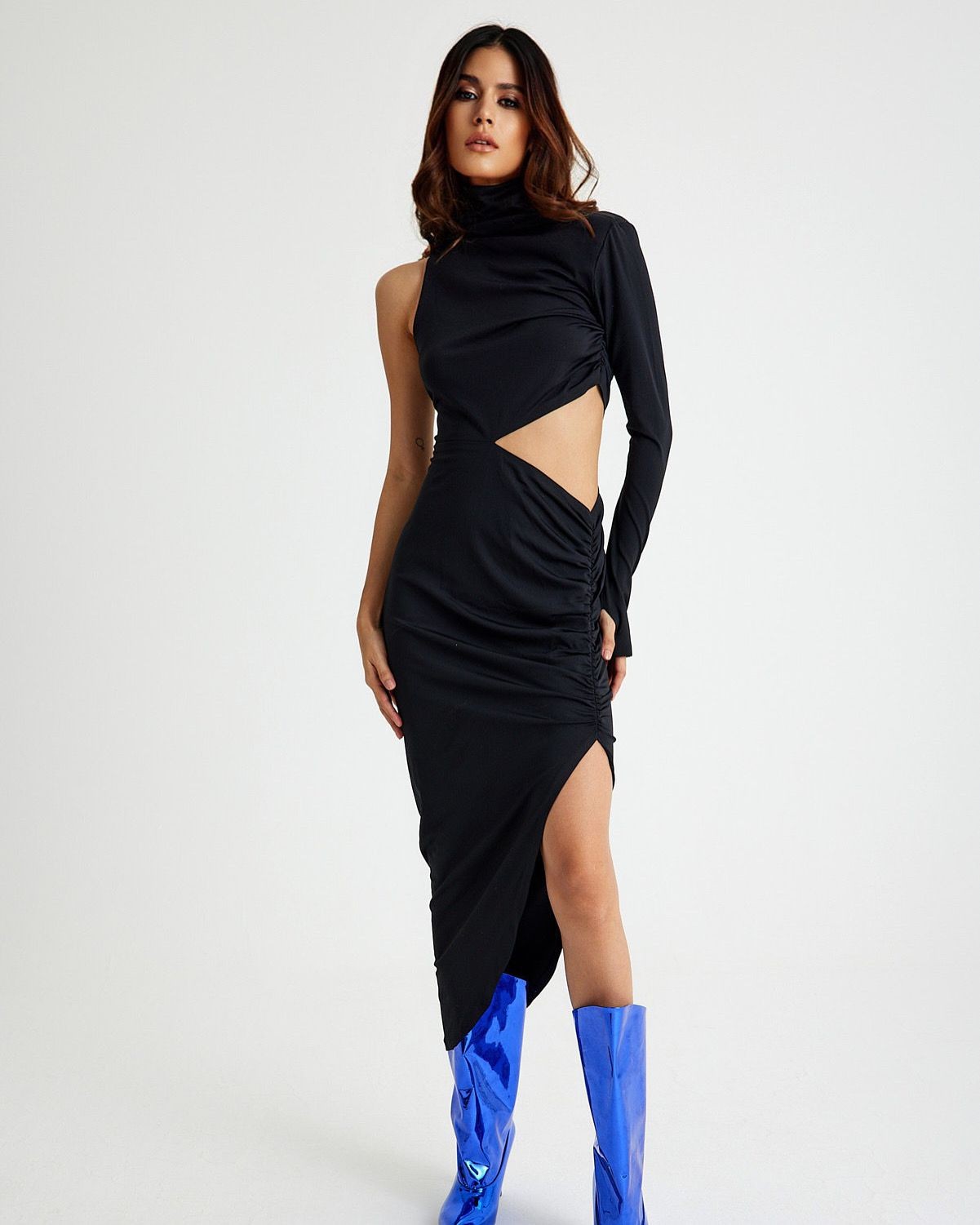 CUT-OUT DRESS - Black