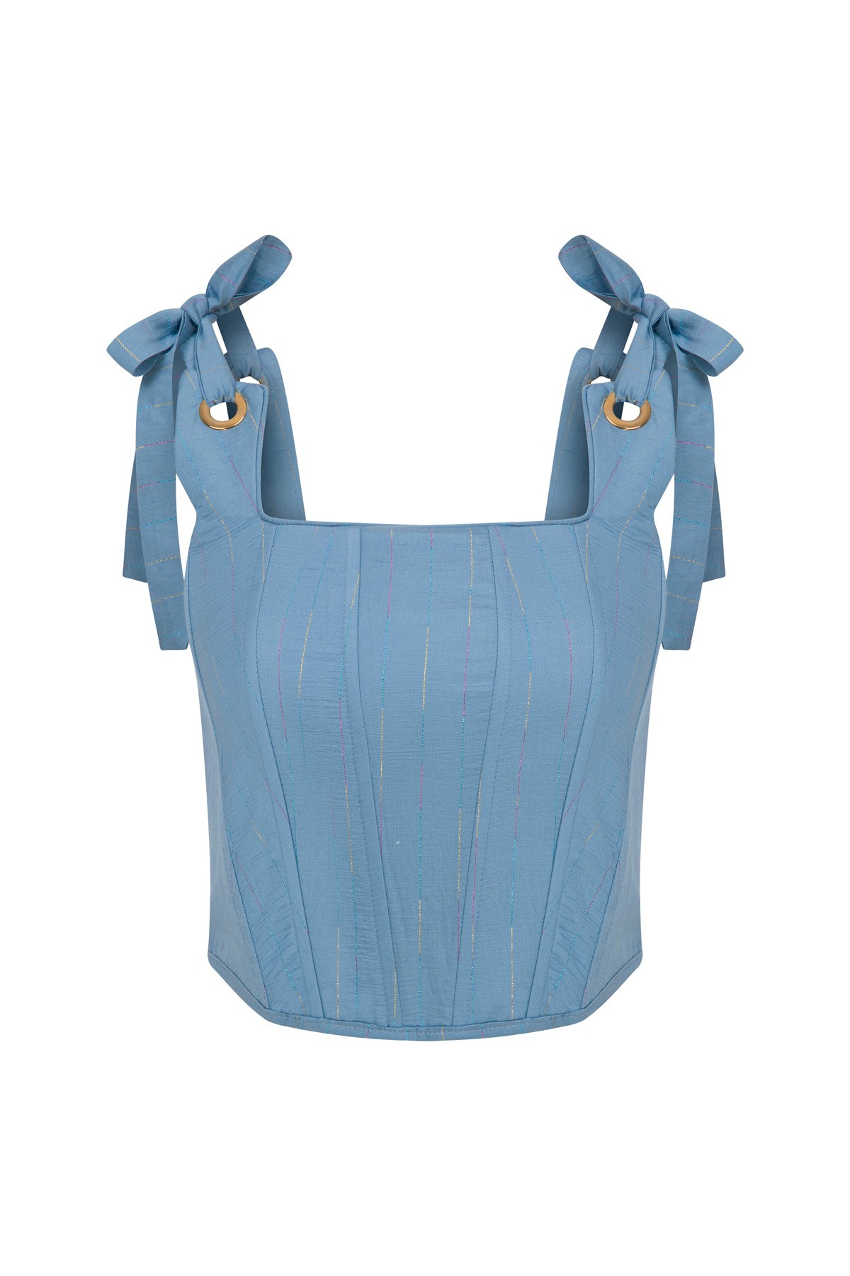 SERENITY CROP - Blue