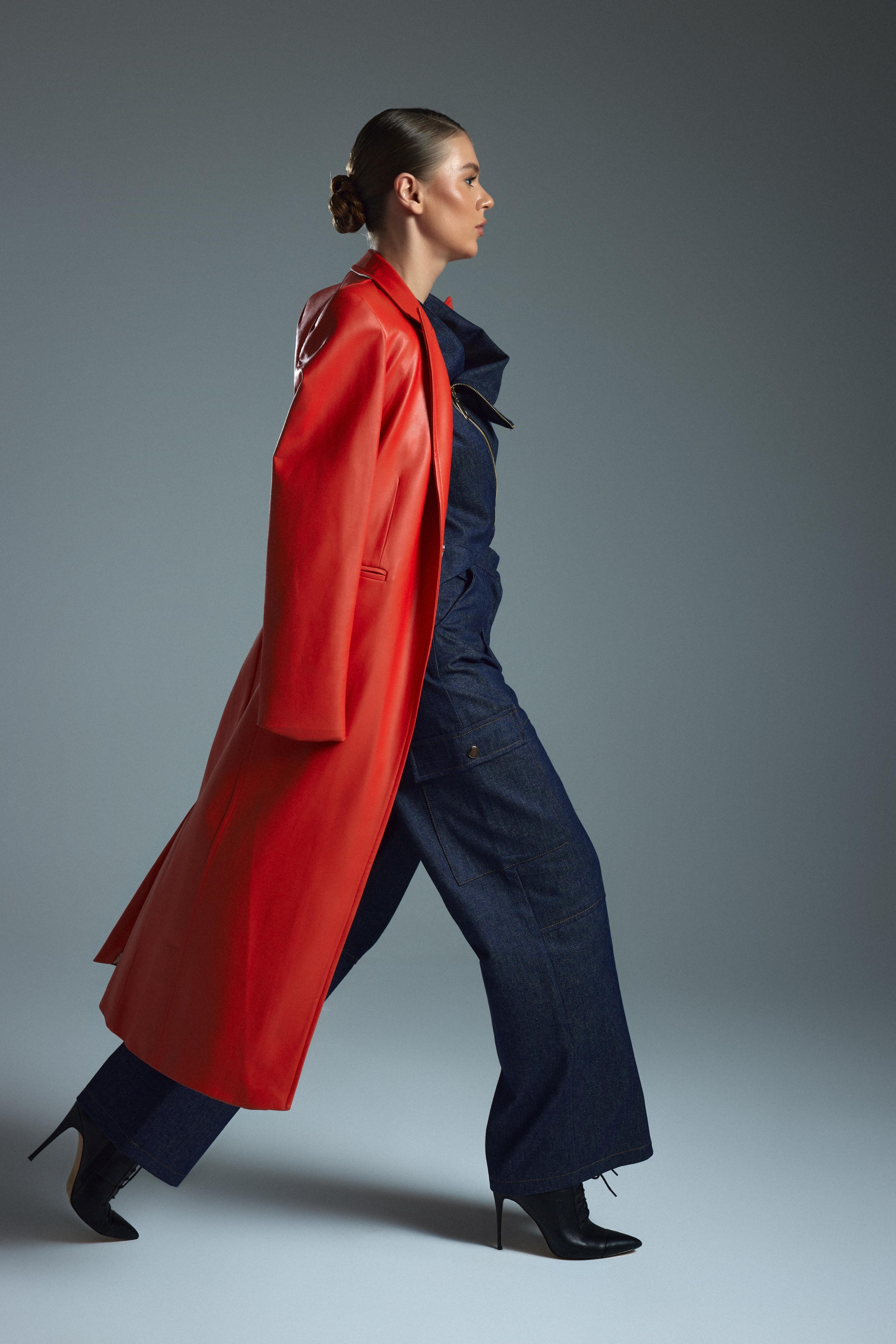 MAXI COAT - Orange