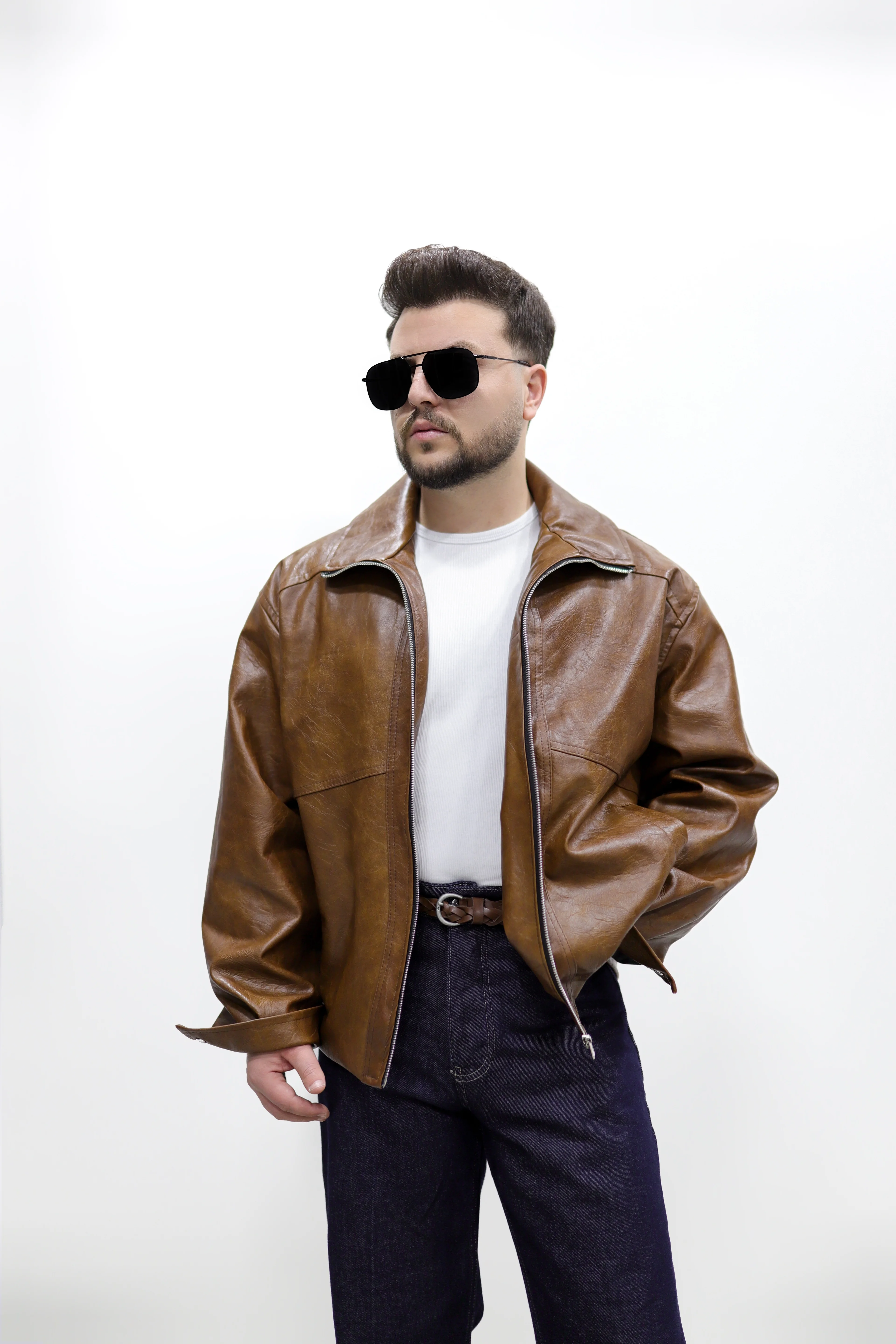 VİNTAGE DERİ CEKET