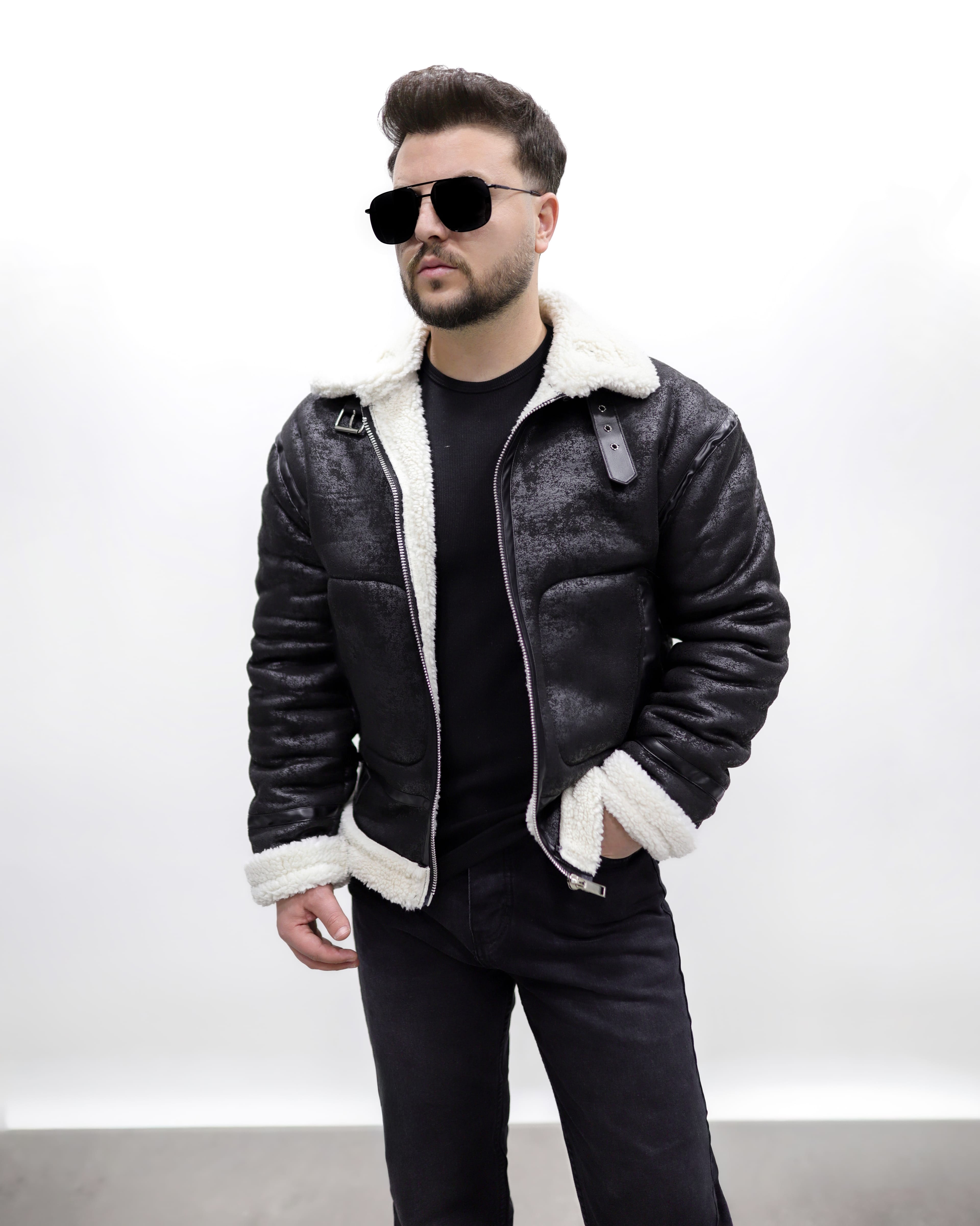 KÜRKLÜ MONT - Beyaz