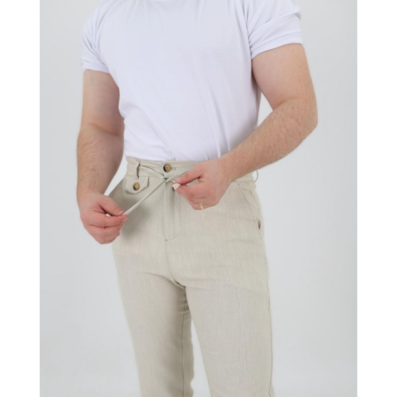 Jogger Krem Pantolon 