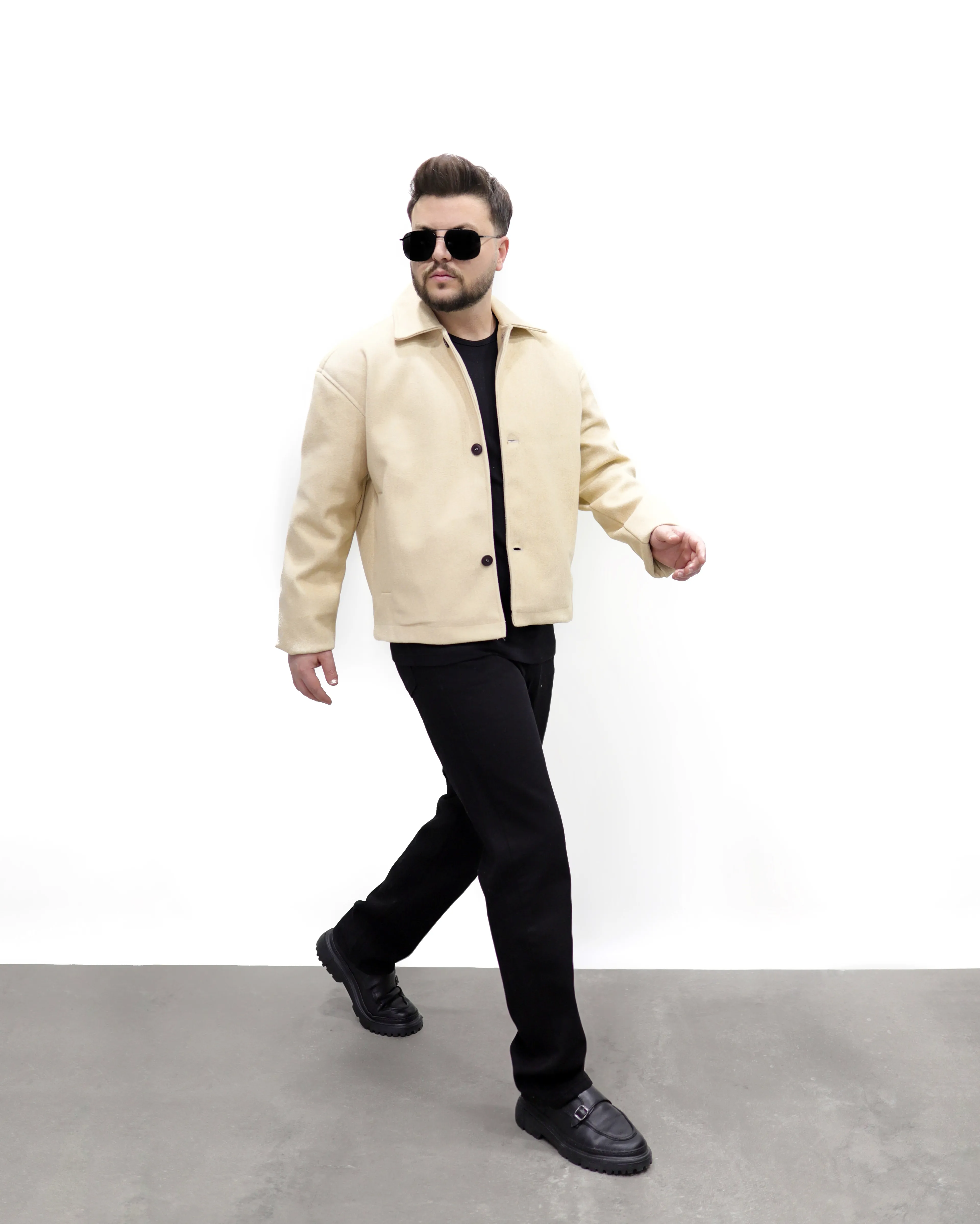 KAŞE CEKET - Açık kahve