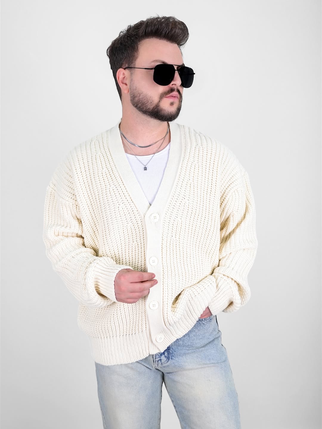 GİESTO ÖRME OVERSİZE HIRKA