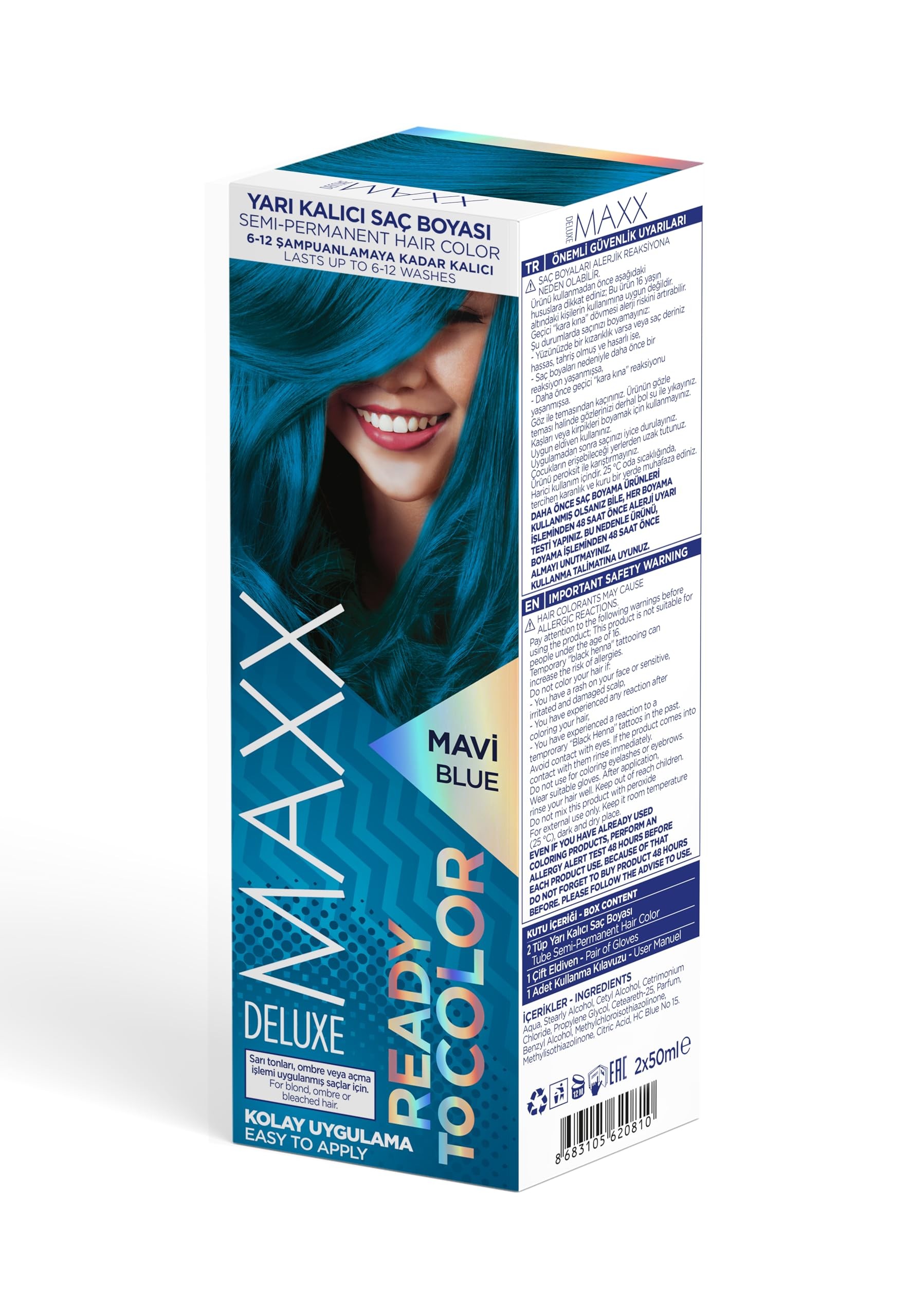 MAXX DELUXE YARI KALICI SAÇ BOYASI