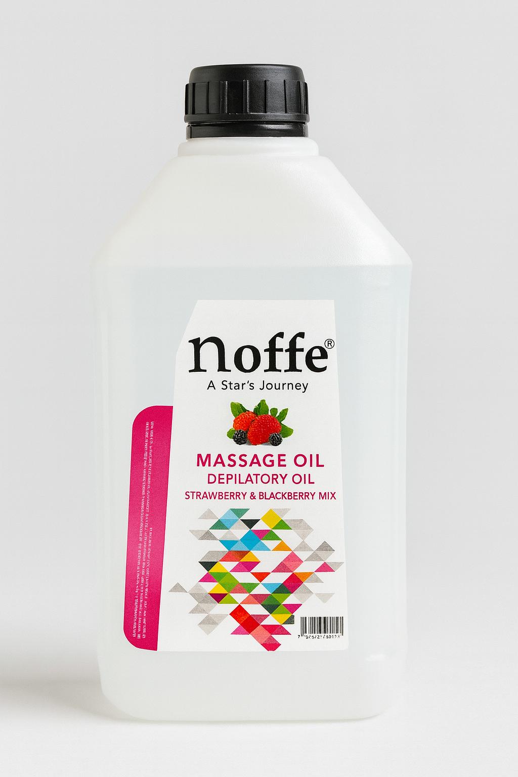 NOFFE ÇİLEK VE BÖĞÜTRLEN PROFESYONEL MASAJ / AĞDA TEMİZLEME YAĞI 5000 ML