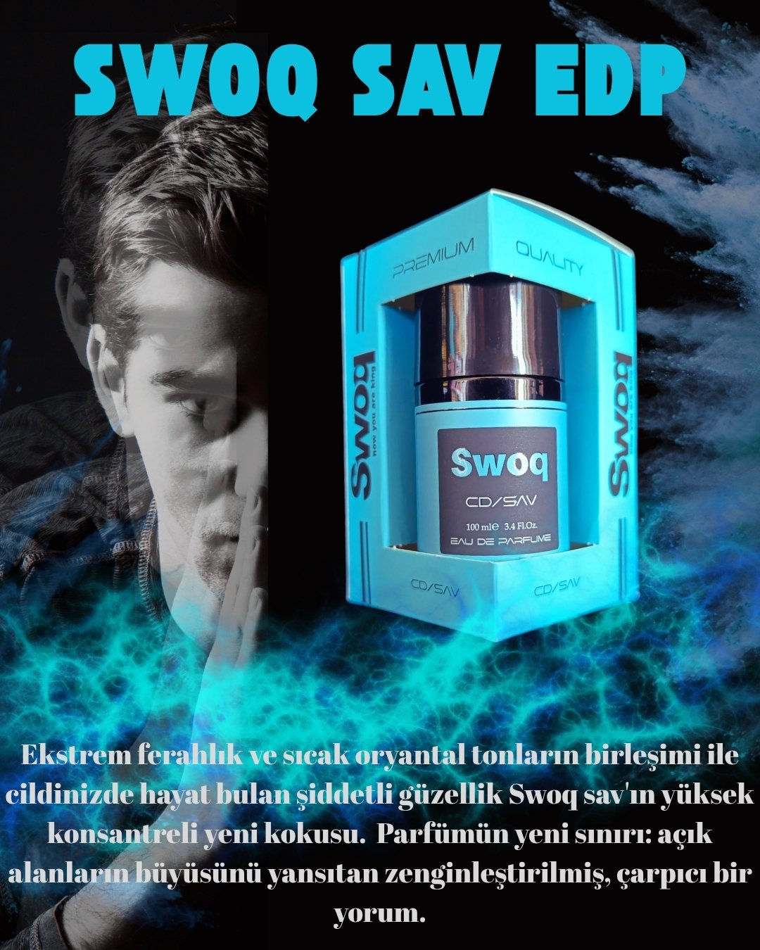 SWOQ PREMIUM CD/SAV EDP ERKEK PARFÜMÜ 100ML