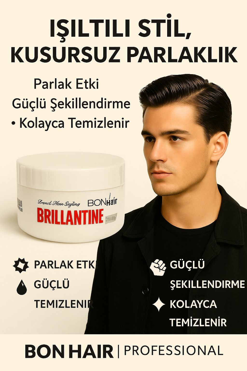 BONHAIR PROFESYONEL BRILLANTINE 