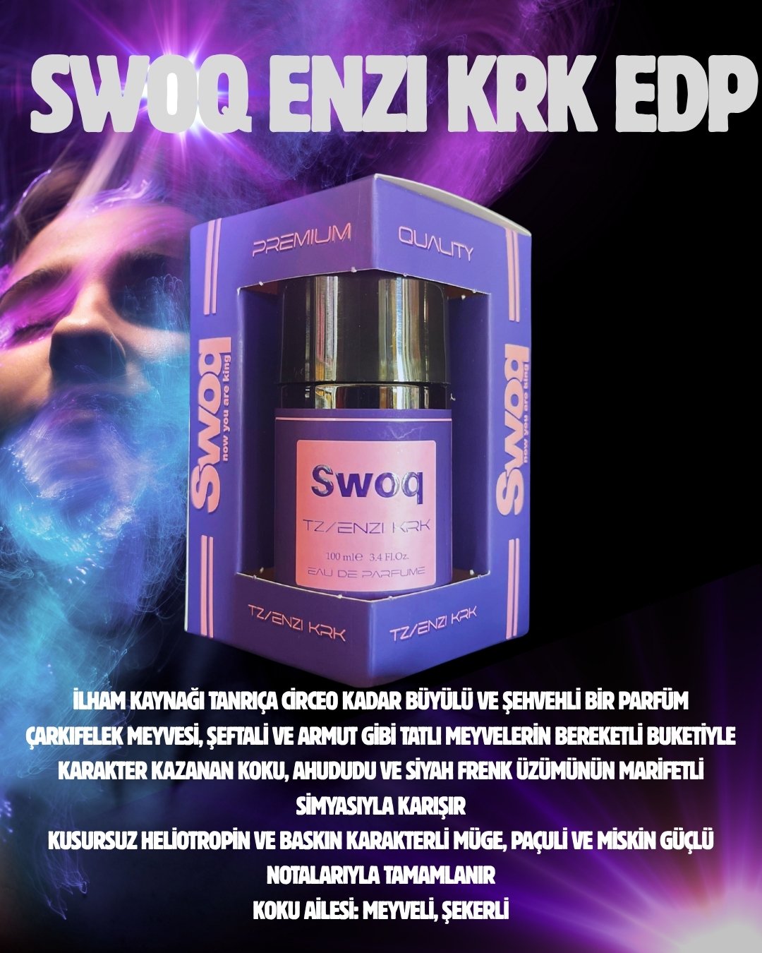 SWOQ PREMIUM TZ/ENZI KRK EDP PARFÜM 100ML