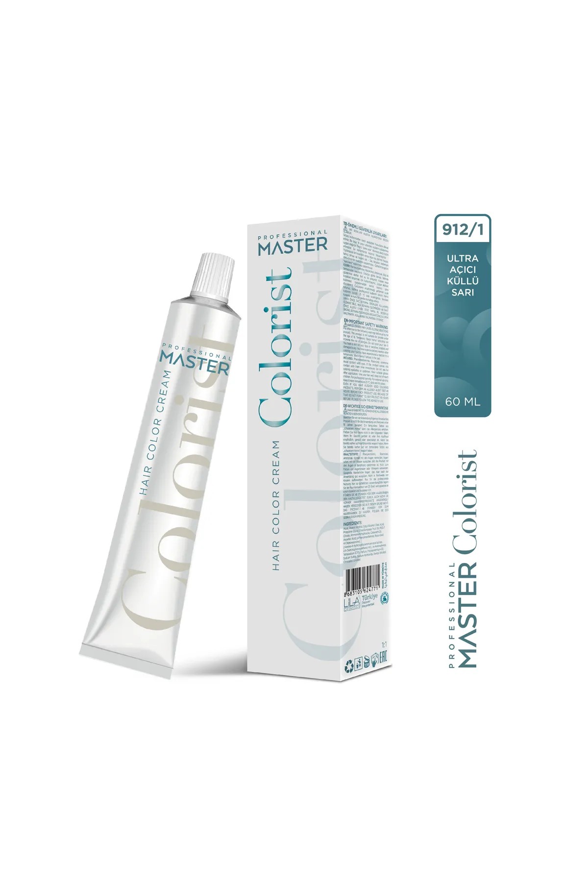 Master Colorist Tüp Boya 912/1 Ultra Açıcı Küllü Sarı