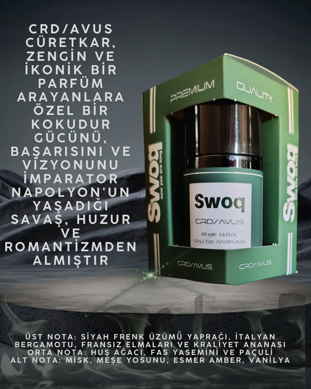 SWOQ PREMIUM CRD/AVUS EDP PARFÜM 100ML