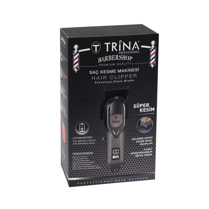 TRINA SAÇ VE ENSE KESME MAKINASI SILVER 0045-S