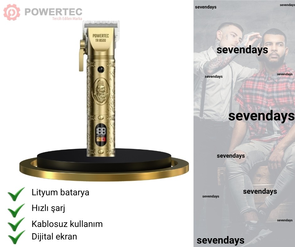 POWERTEC TR 8500 PROFESYONEL TRAŞ MAKİNESİ