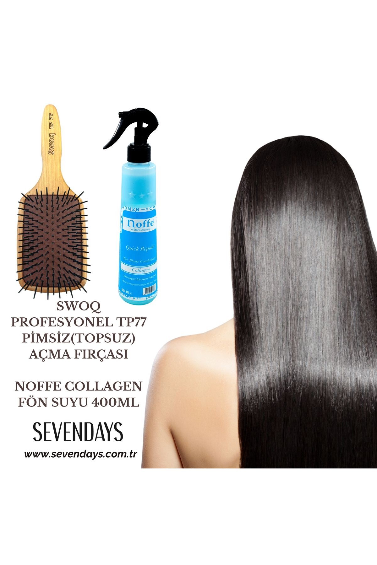 PFORESYONEL AÇMA FIRÇASI PİMSİZ TP77 & COLLAGEN FÖN SUYU 400ML