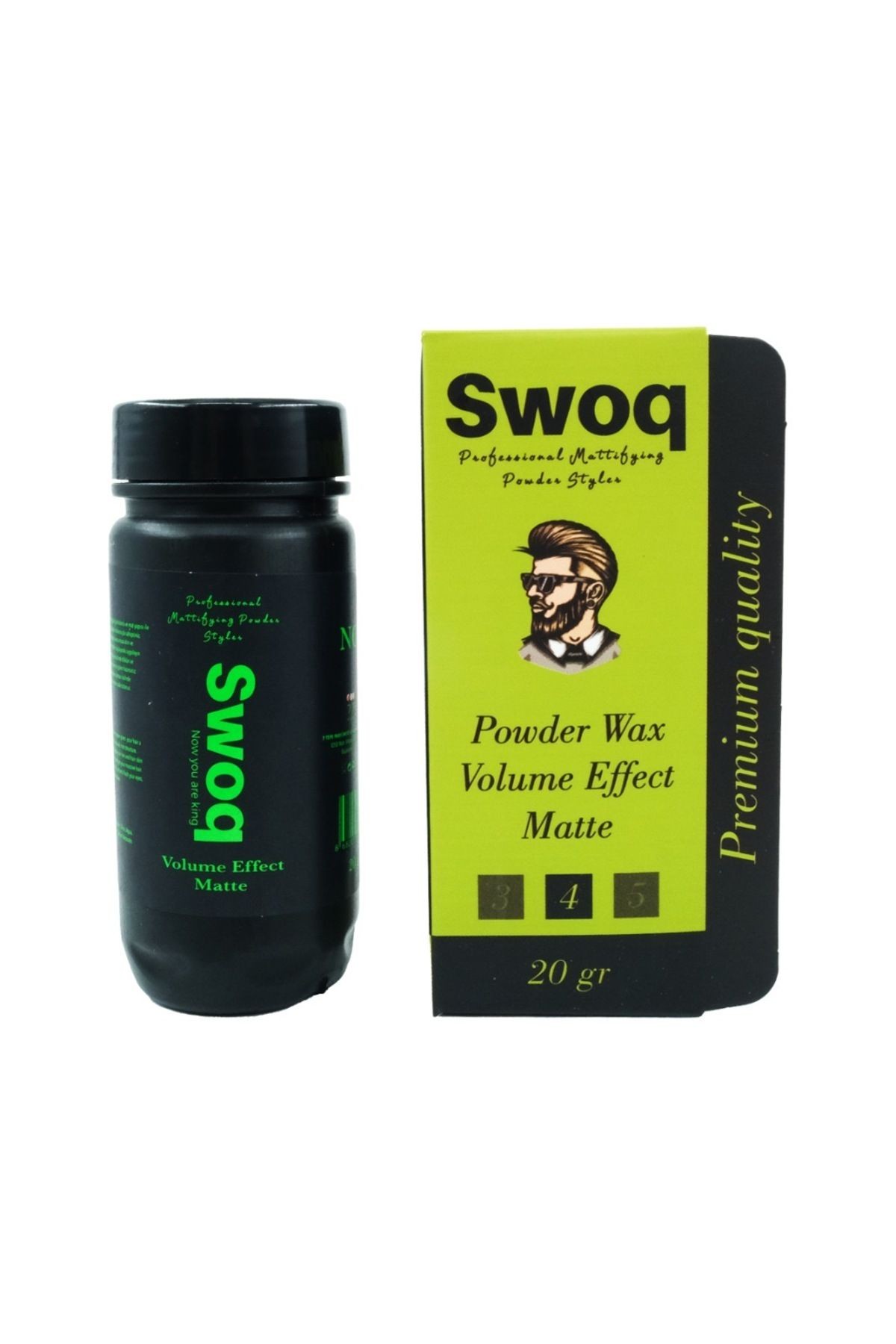 SAÇ ŞEKİLLENDİRİCİ PUDRA WAX NO:1 20 GR & SWOQ ÇATAL ŞEKİL TARAĞI